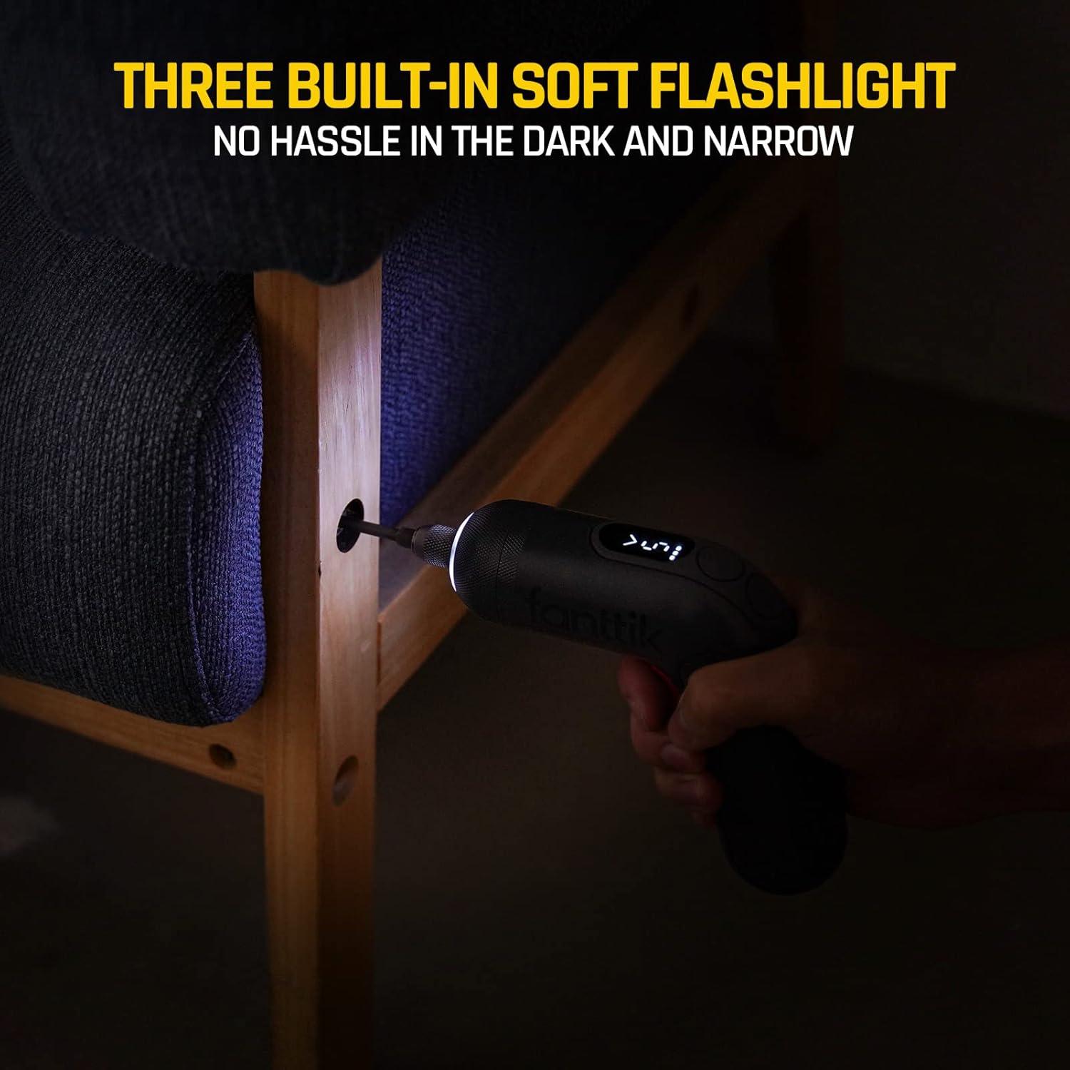 Destornillador Inalámbrico Fanttik L1 Pro 2000mAh 14 Puntas