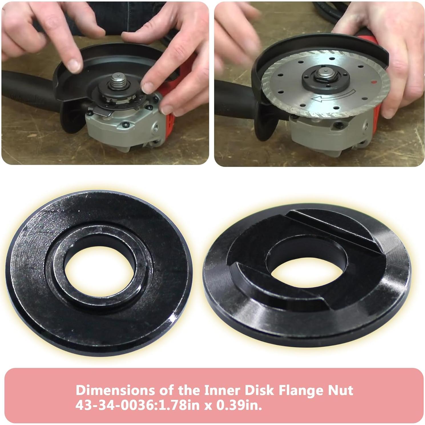 Flange Interno de Reemplazo Milwaukee 43-34-0036 para Amoladoras