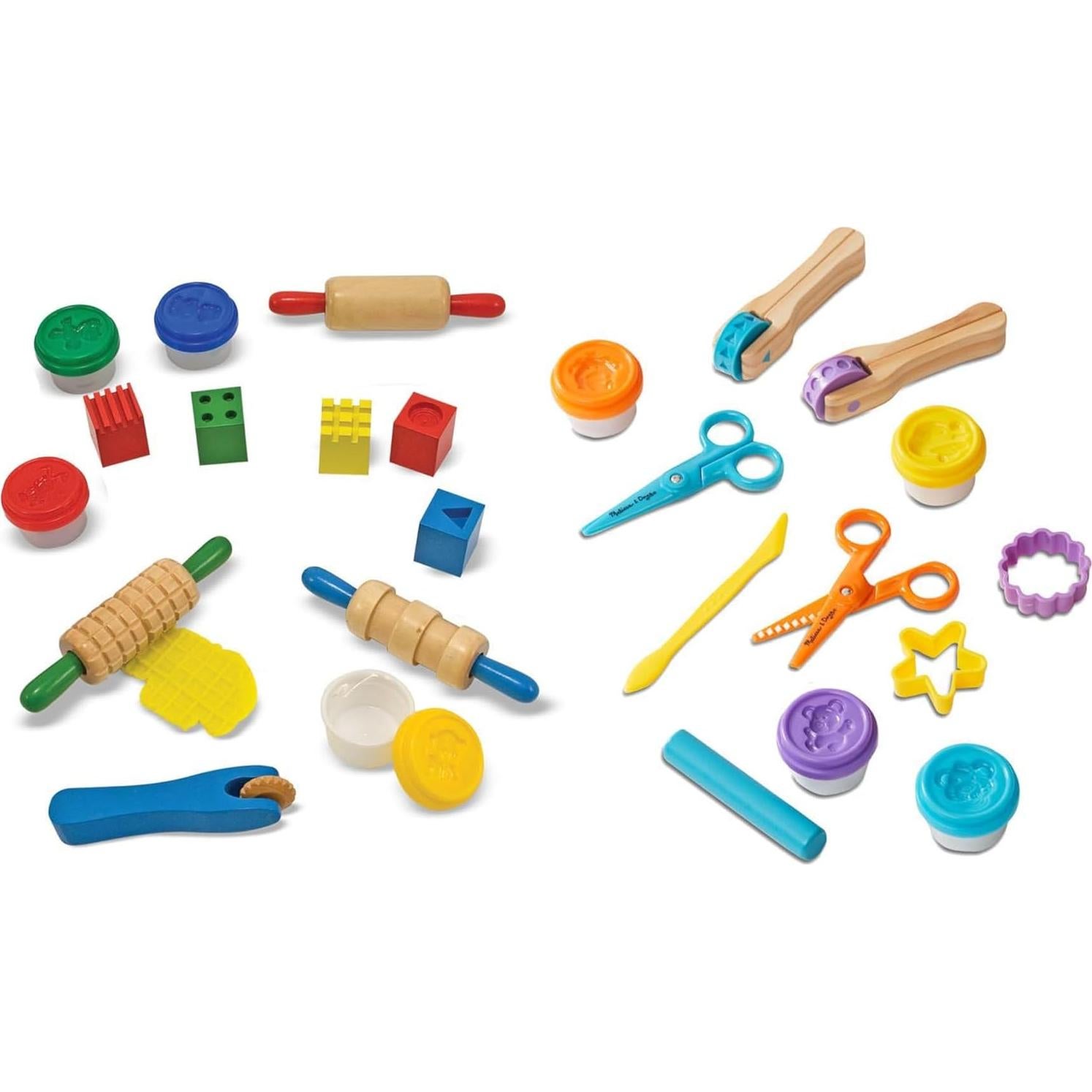 Juego de Arcilla Melissa & Doug - 2 Kits Creativos 3+