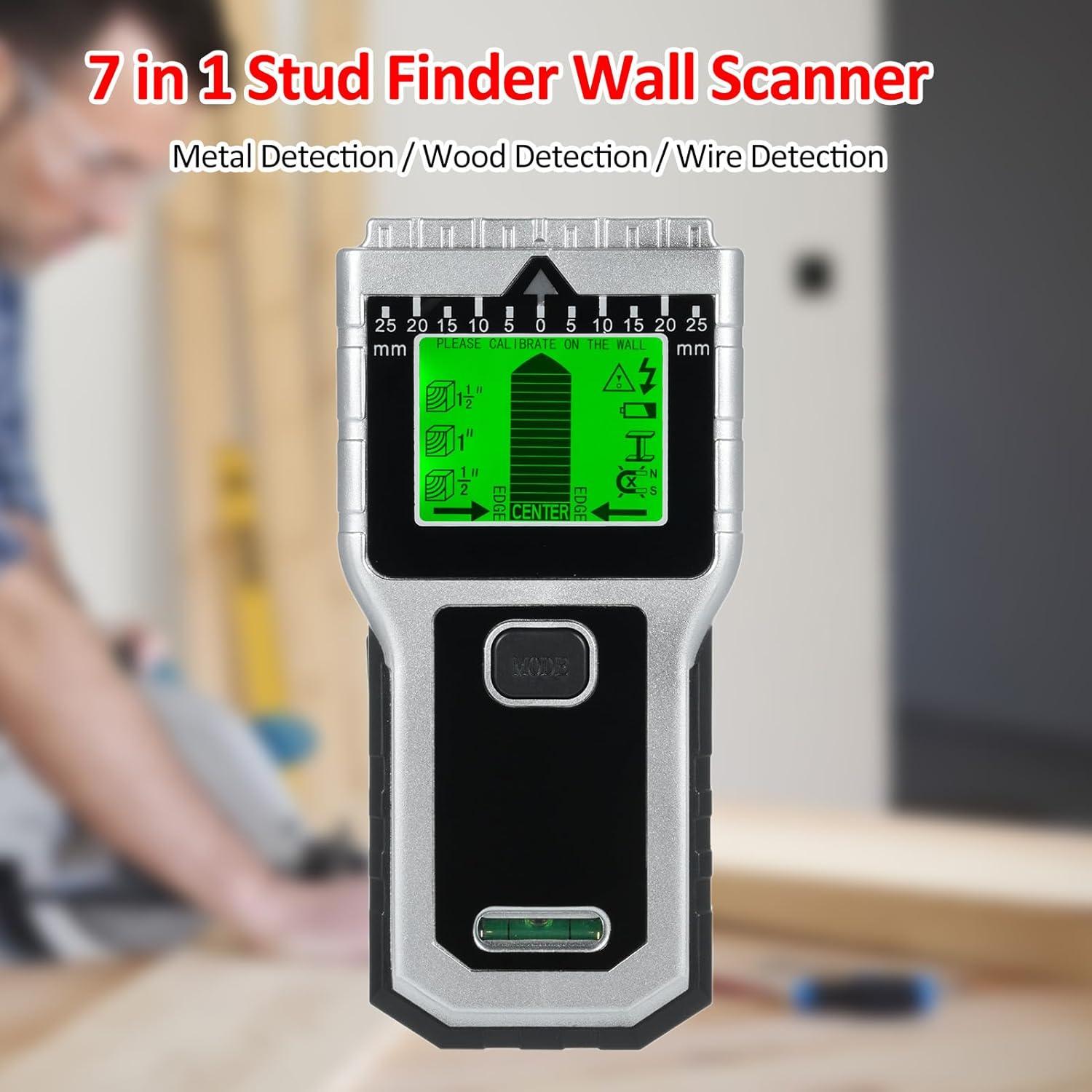 Detector de Vigas de Pared 7 en 1 Vislone con Pantalla LCD