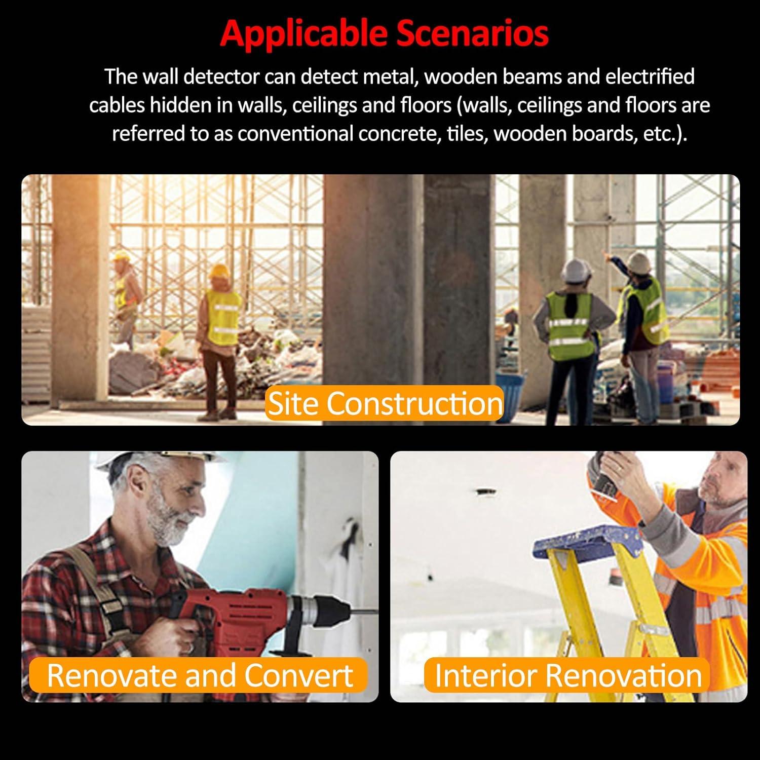 Detector de Vigas de Pared 7 en 1 Vislone con Pantalla LCD