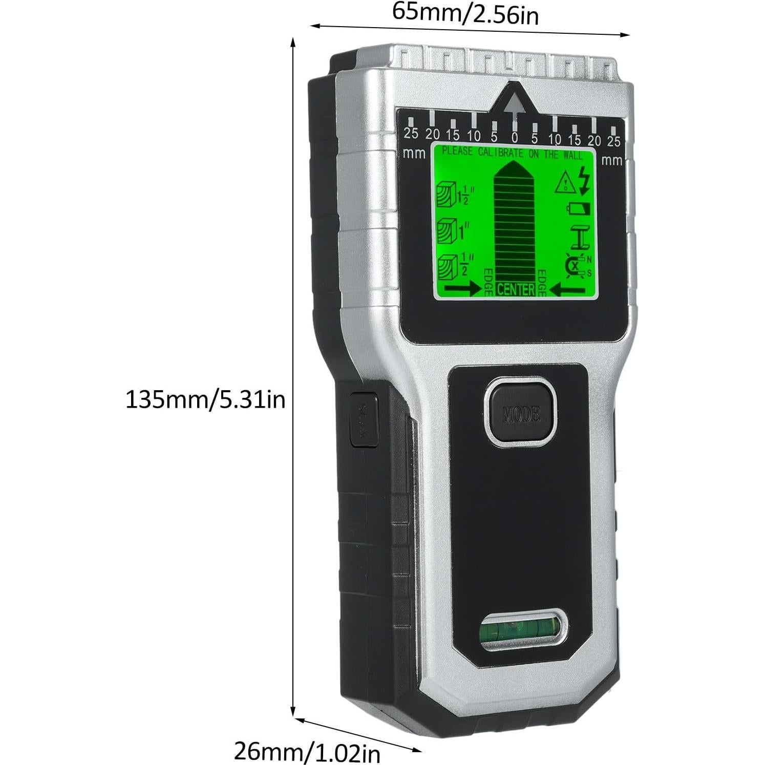 Detector de Vigas de Pared 7 en 1 Vislone con Pantalla LCD