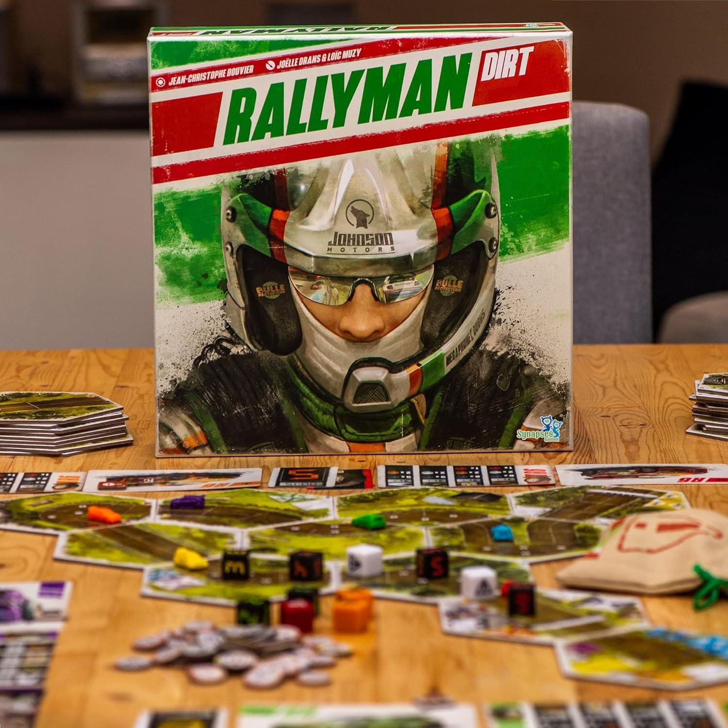 Rallyman: DIRT | Juego de Mesa de Estrategia | 1-6 Jugadores