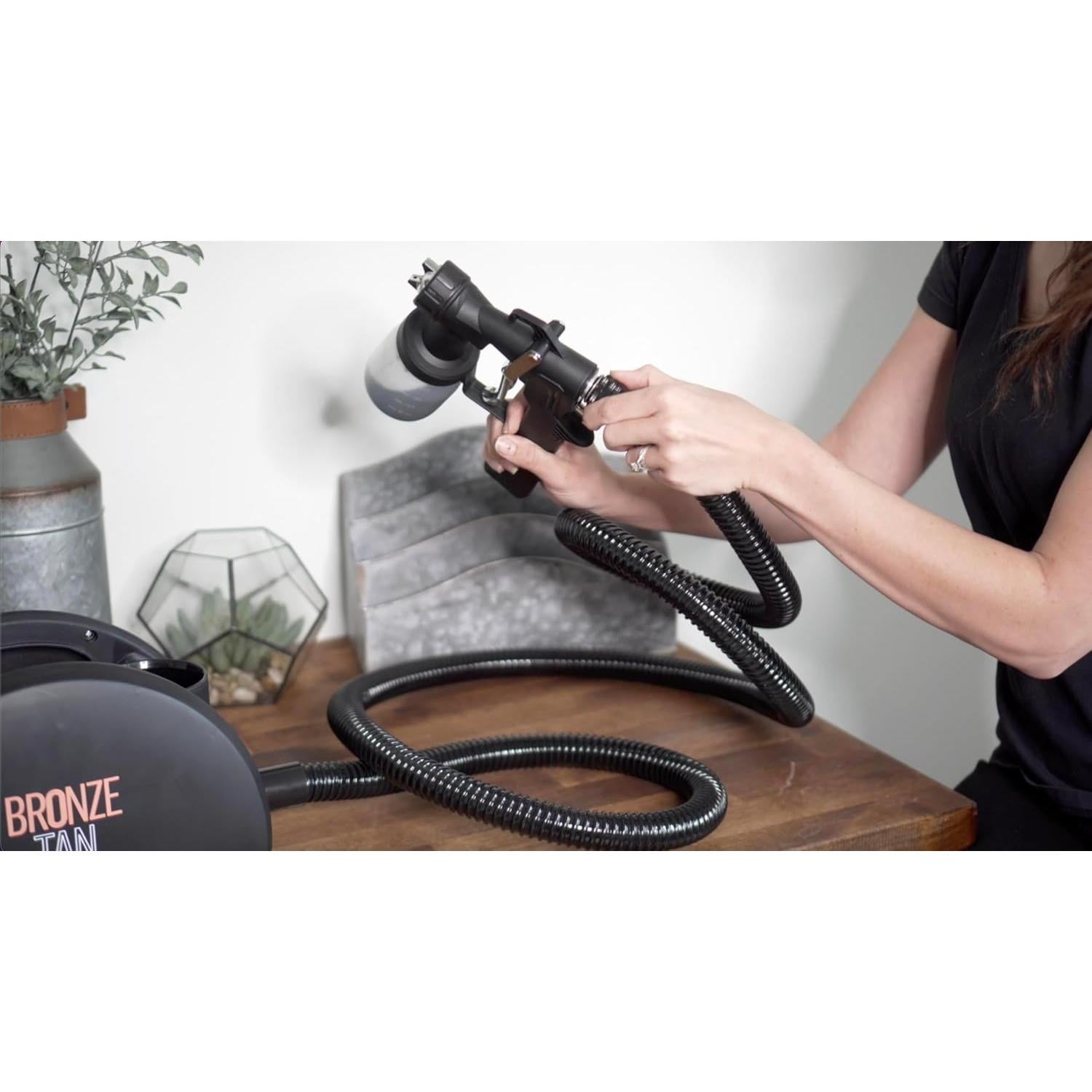 Manguera de Reemplazo Bronze Tan para Máquina HVLP - Duradera y Flexible