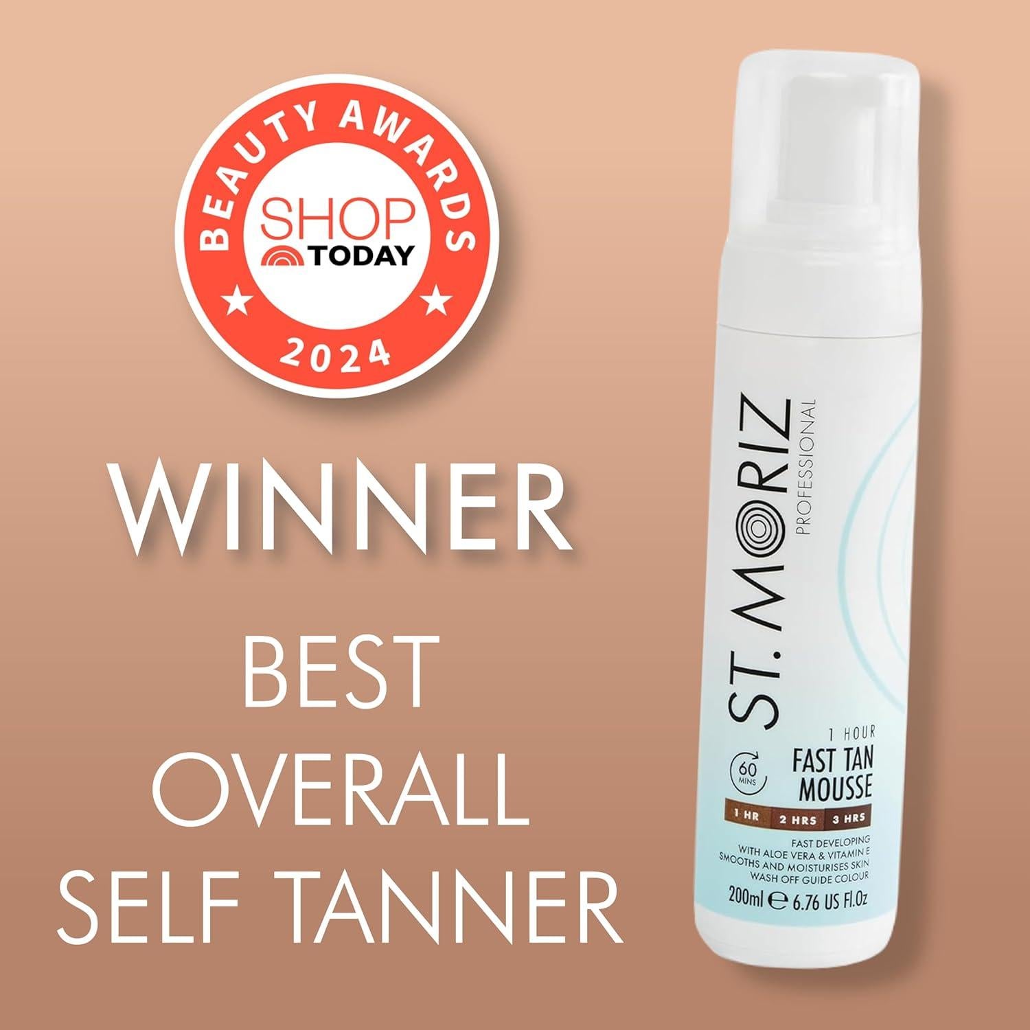 St Moriz Autobronceador Mousse 200ml Rápido Natural Vegano