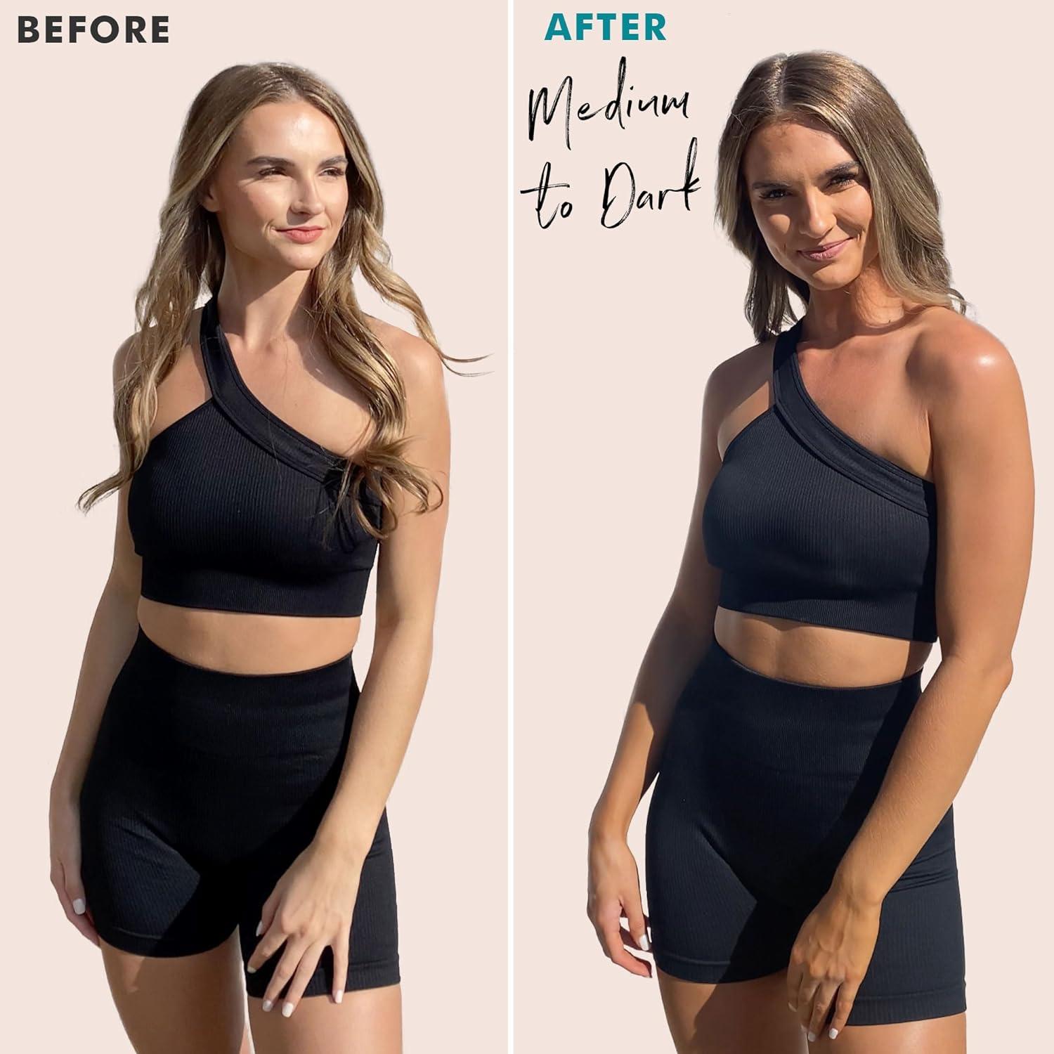 Kit Autobronceador Beauty by Earth - Mousse 97.6 ml Medio a Oscuro