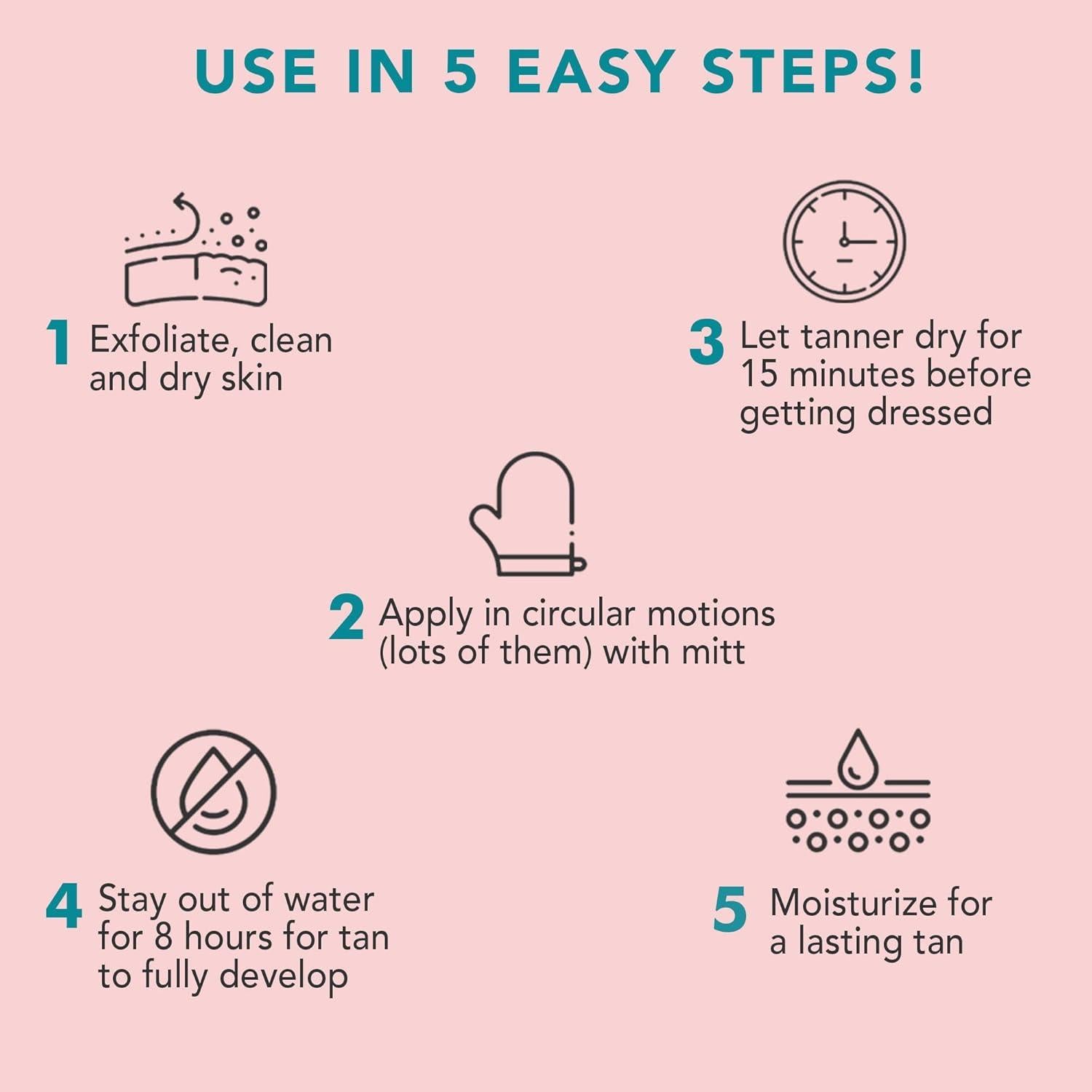 Kit Autobronceador Beauty by Earth - Mousse 97.6 ml Medio a Oscuro