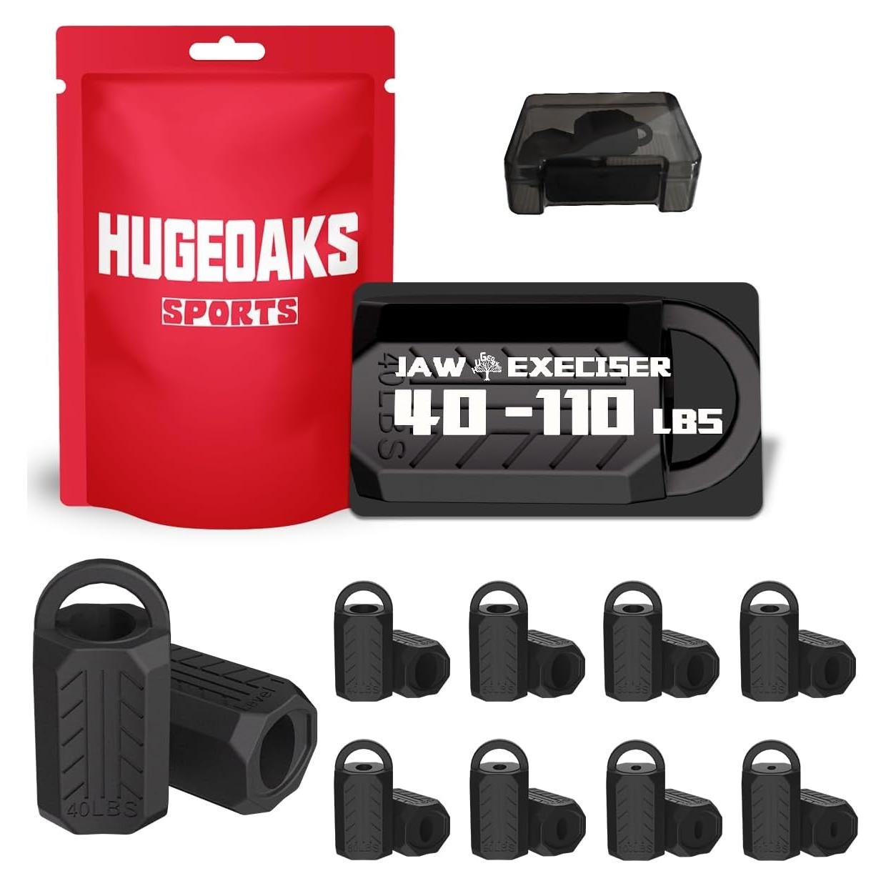 Ejercitador de Mandíbula HUGEOAKS JE 40-110 LBS 8 Niveles