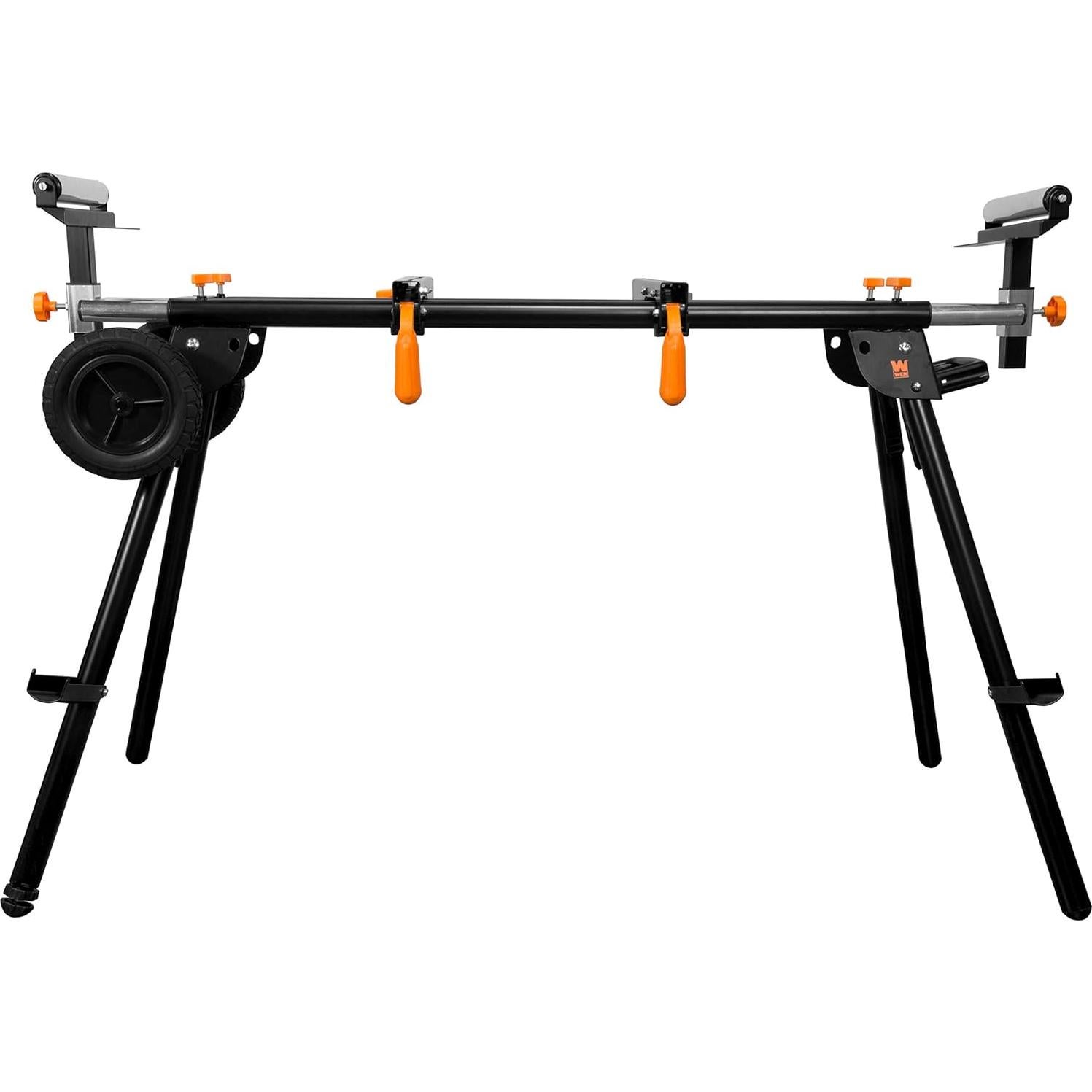 WEN Miter Saw Stand, Collapsible and Rolling with 3 Onboard Outlets (MSA330)