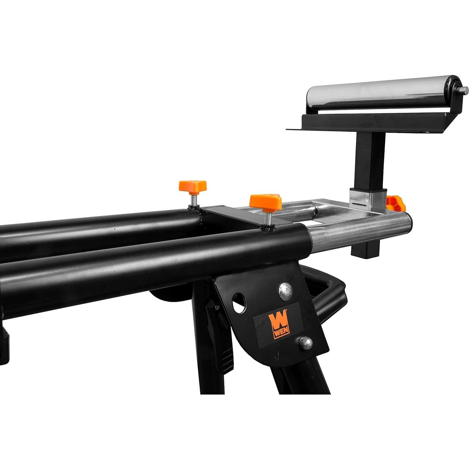 WEN Miter Saw Stand, Collapsible and Rolling with 3 Onboard Outlets (MSA330)