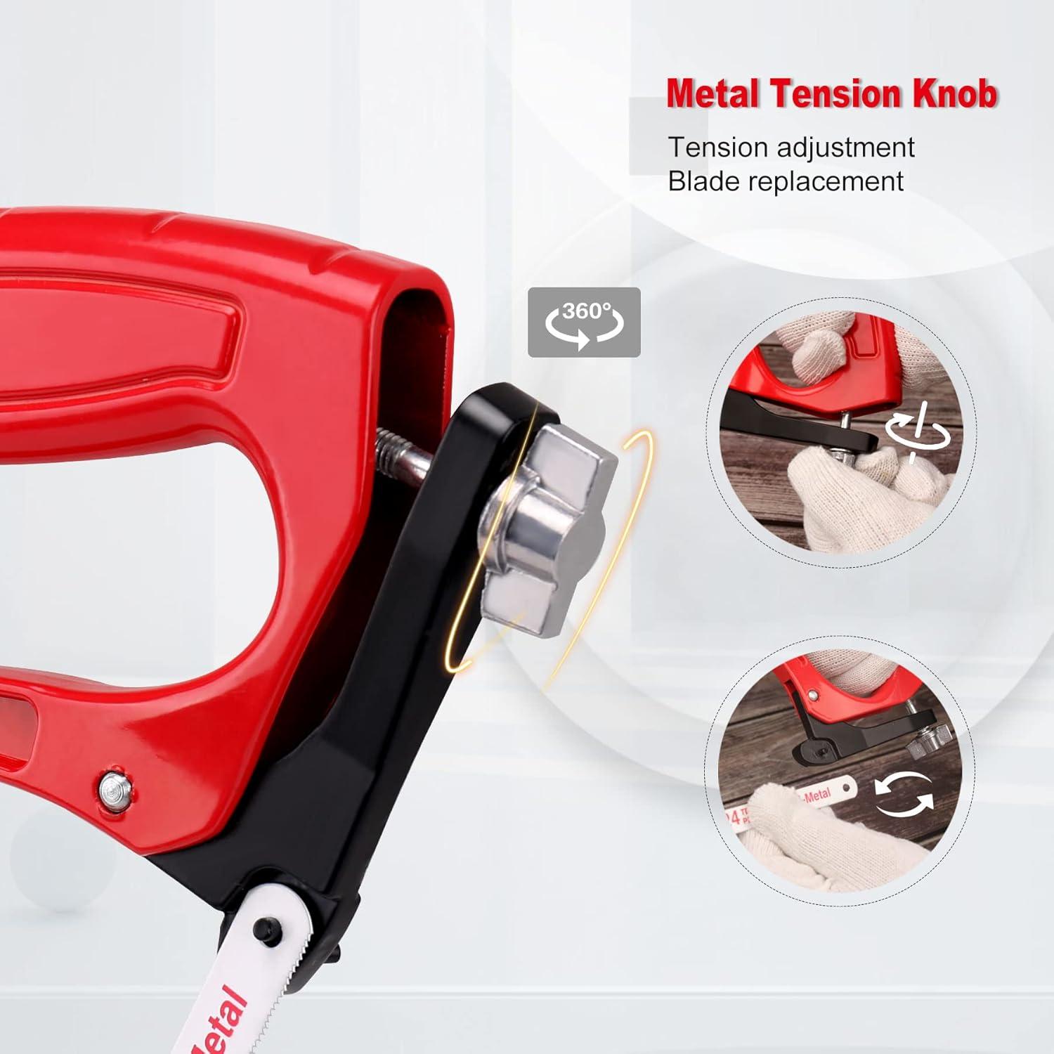 Sierra de Arco Ajustable HAUTMEC 30.48 cm HSS 24 TPI Profesional