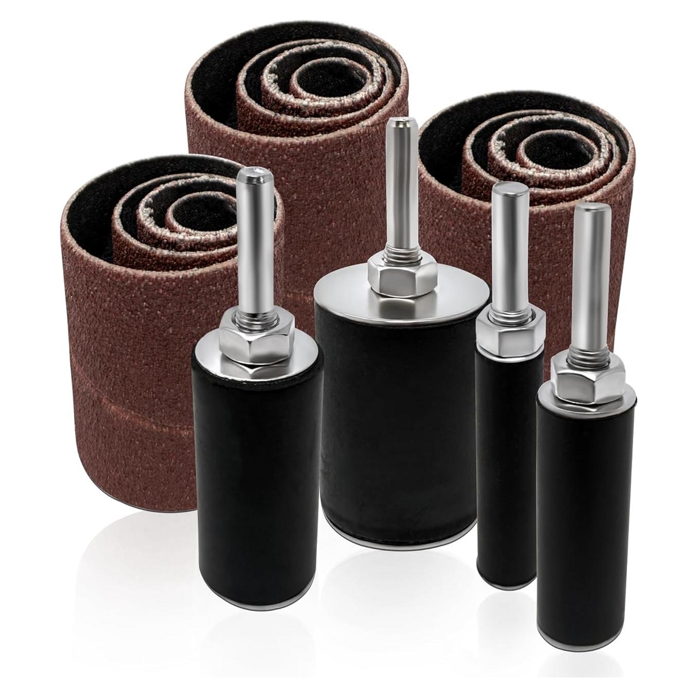 Juego de 16 tambores y mangas de lijado LINE10 Tools