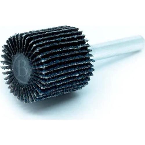 Benchmark Abrasives Zirconia 1 Inch Flap Wheel 1/4" Shank Mounted Sander for Deburring, Sanding, Grinding, Paint Removal - Polishing Wheel for Drill & Grinder (10 Pack) - 40 Grit