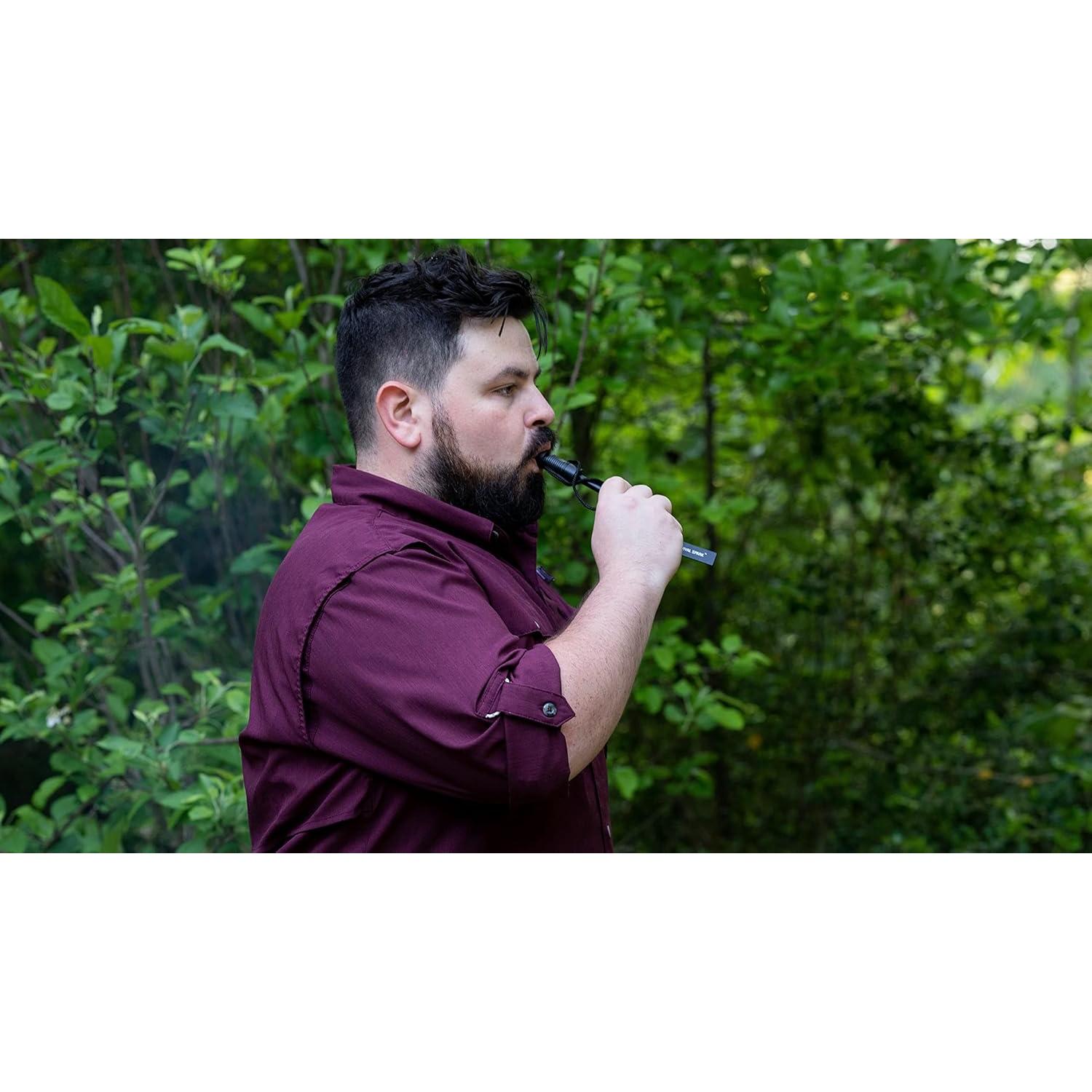 Kit de Inicio de Fuego SharpSurvival - Magnesio, Brújula y Silbato