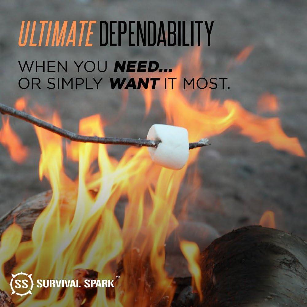 Kit de Inicio de Fuego SharpSurvival - Magnesio, Brújula y Silbato