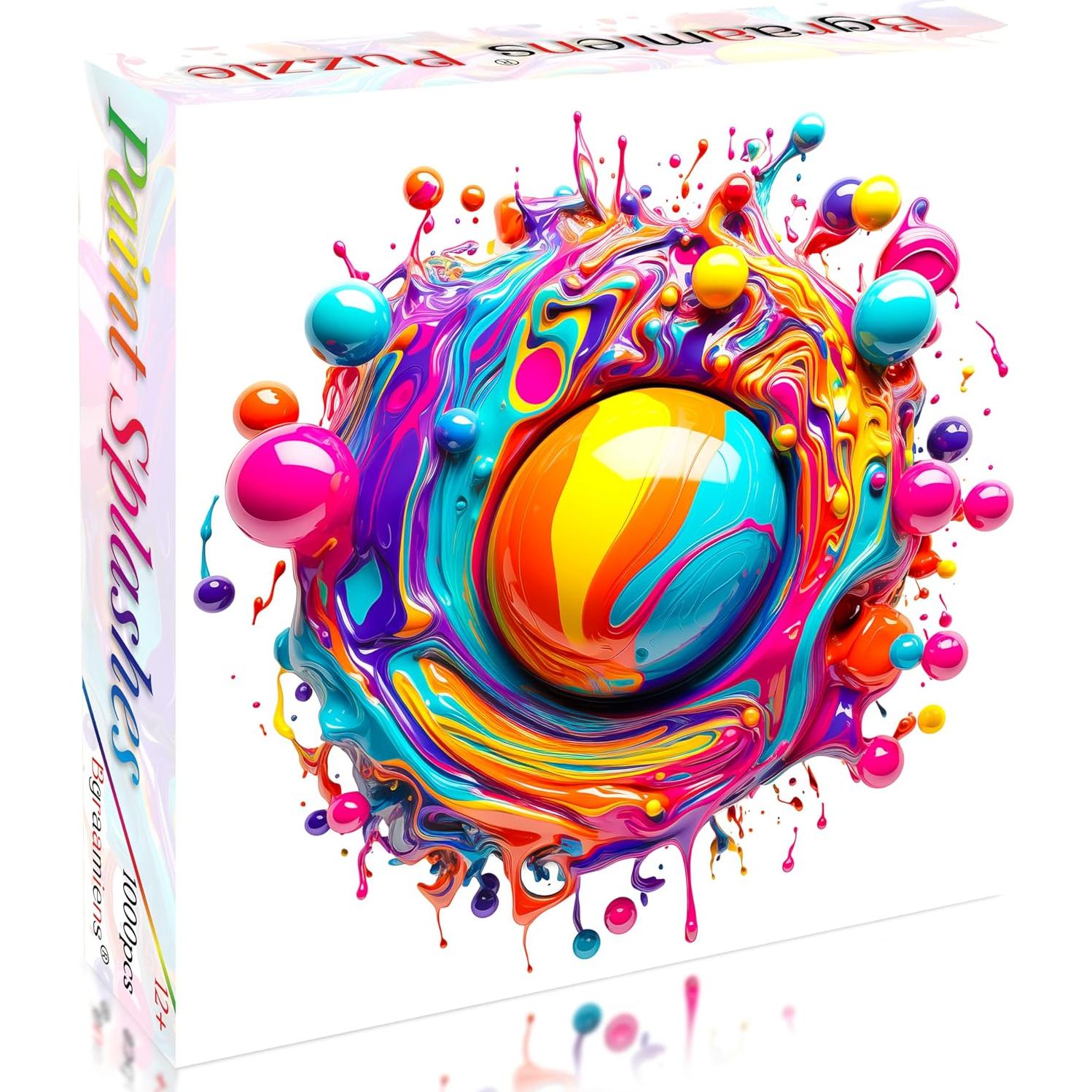 Rompecabezas Bgraamiens 1000 Piezas Salpicaduras de Pintura