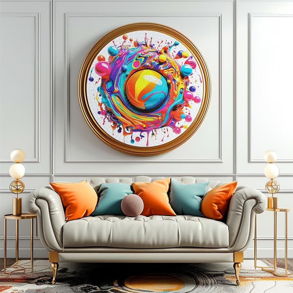 Rompecabezas Bgraamiens 1000 Piezas Salpicaduras de Pintura