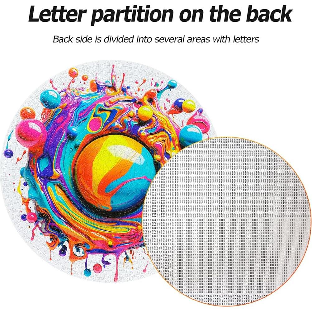 Rompecabezas Bgraamiens 1000 Piezas Salpicaduras de Pintura