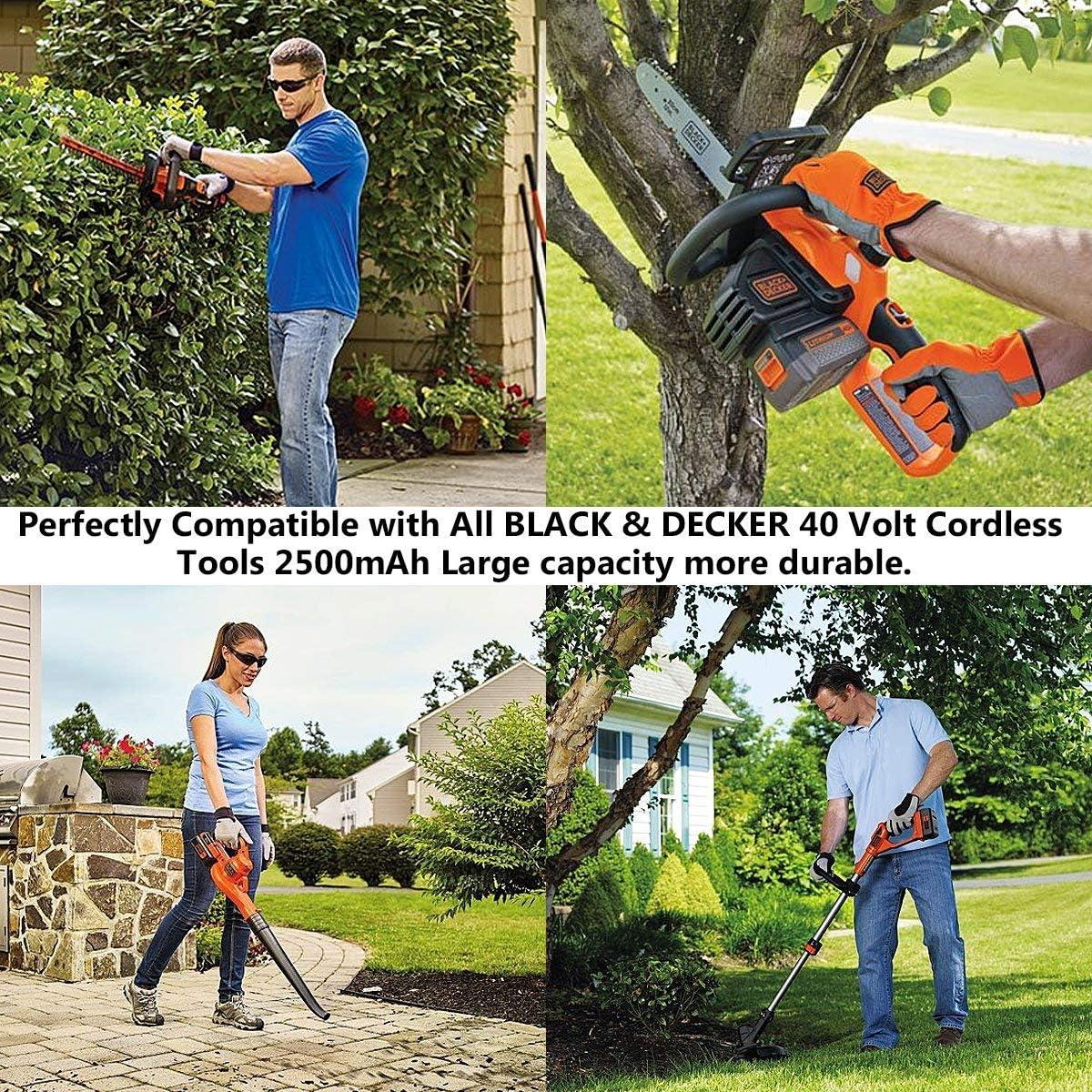 Batería de Reemplazo 40V 3000mAh para Black+Decker LBX2040