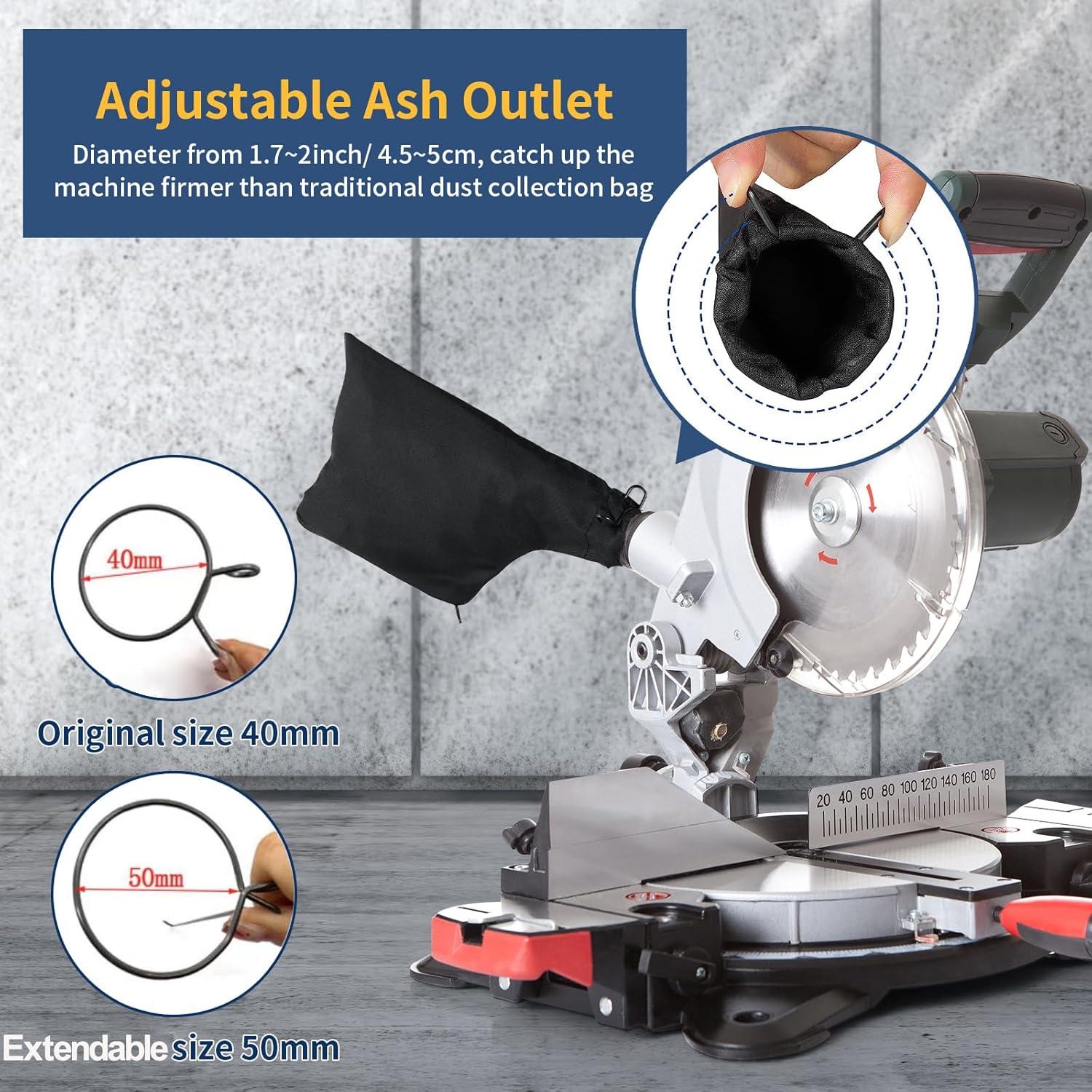 Bolsa colectora de polvo CCTIVED para sierra ingletadora 255