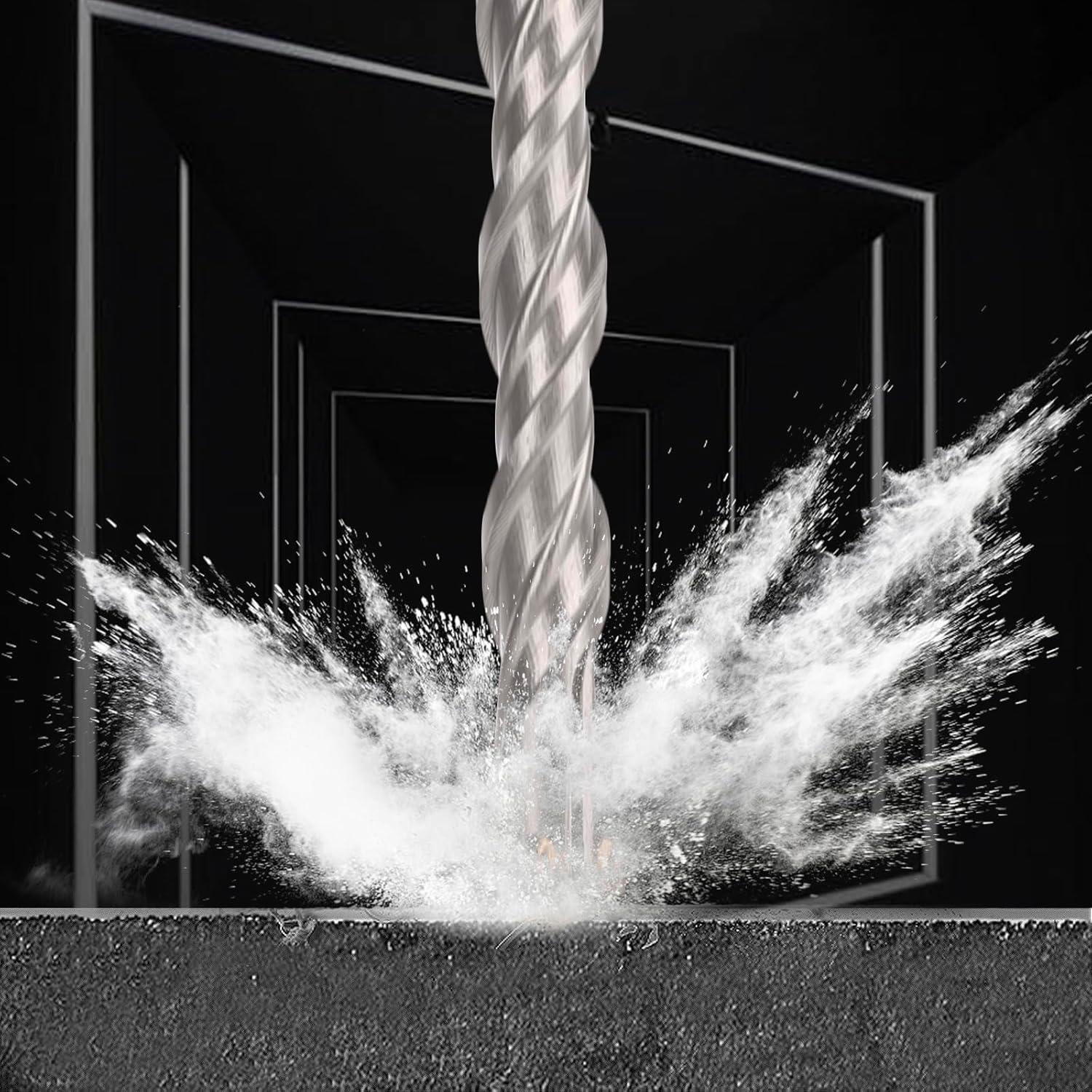 Juego de 10 Brocas y Cinceles SDS Plus TEWORDA para Concreto