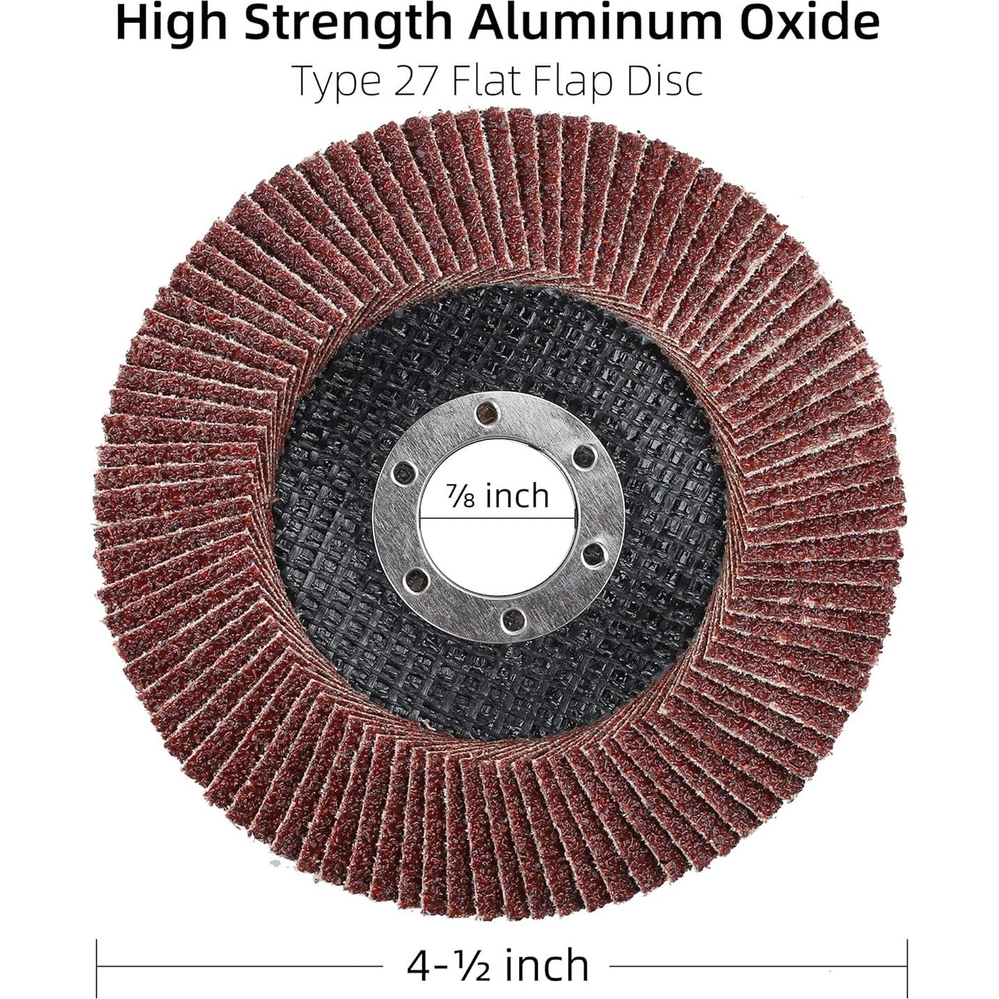 Discos de Aleta 4.5" LotFancy - 20 Piezas Grano Surtido
