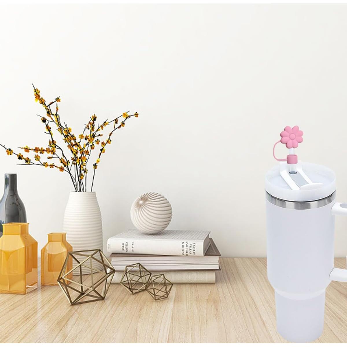 Cubiertas de Pajitas de Silicona TLFOMIA 10mm 6 Piezas