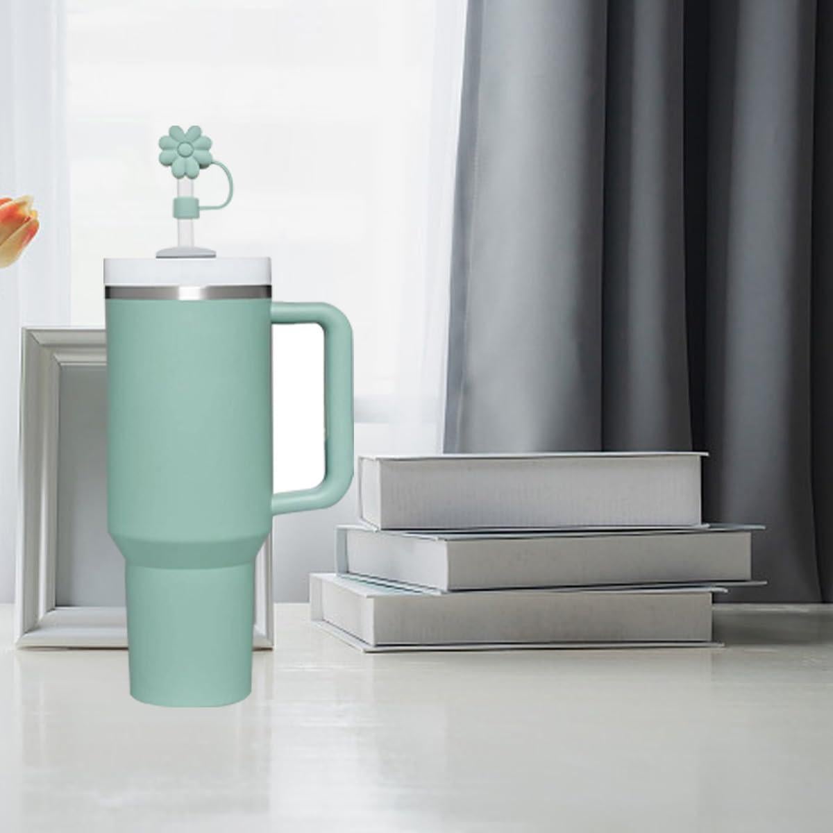 Cubiertas de Pajitas de Silicona TLFOMIA 10mm 6 Piezas