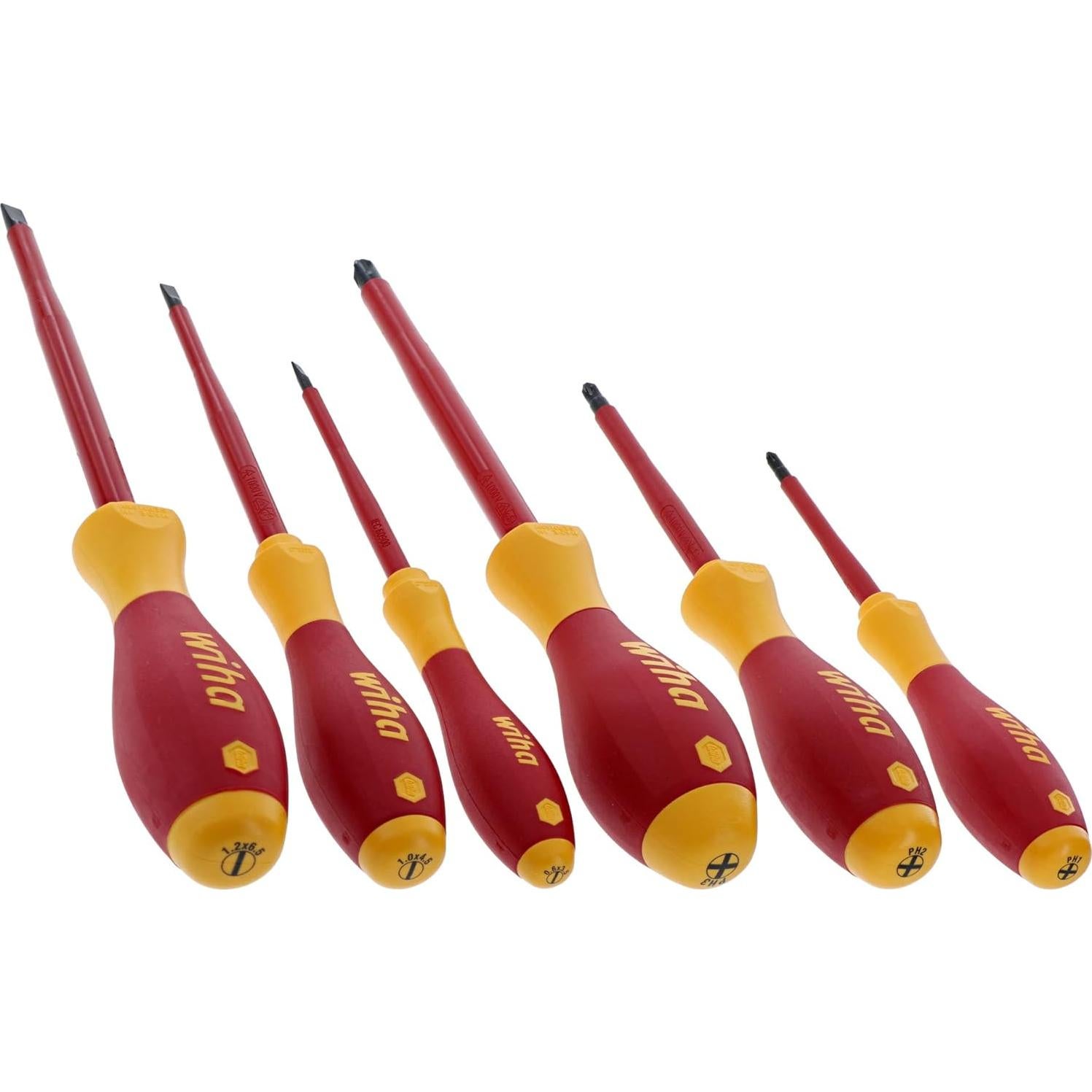 Juego de Destornilladores Aislados Wiha 32092 + Desmagnetizador 40010