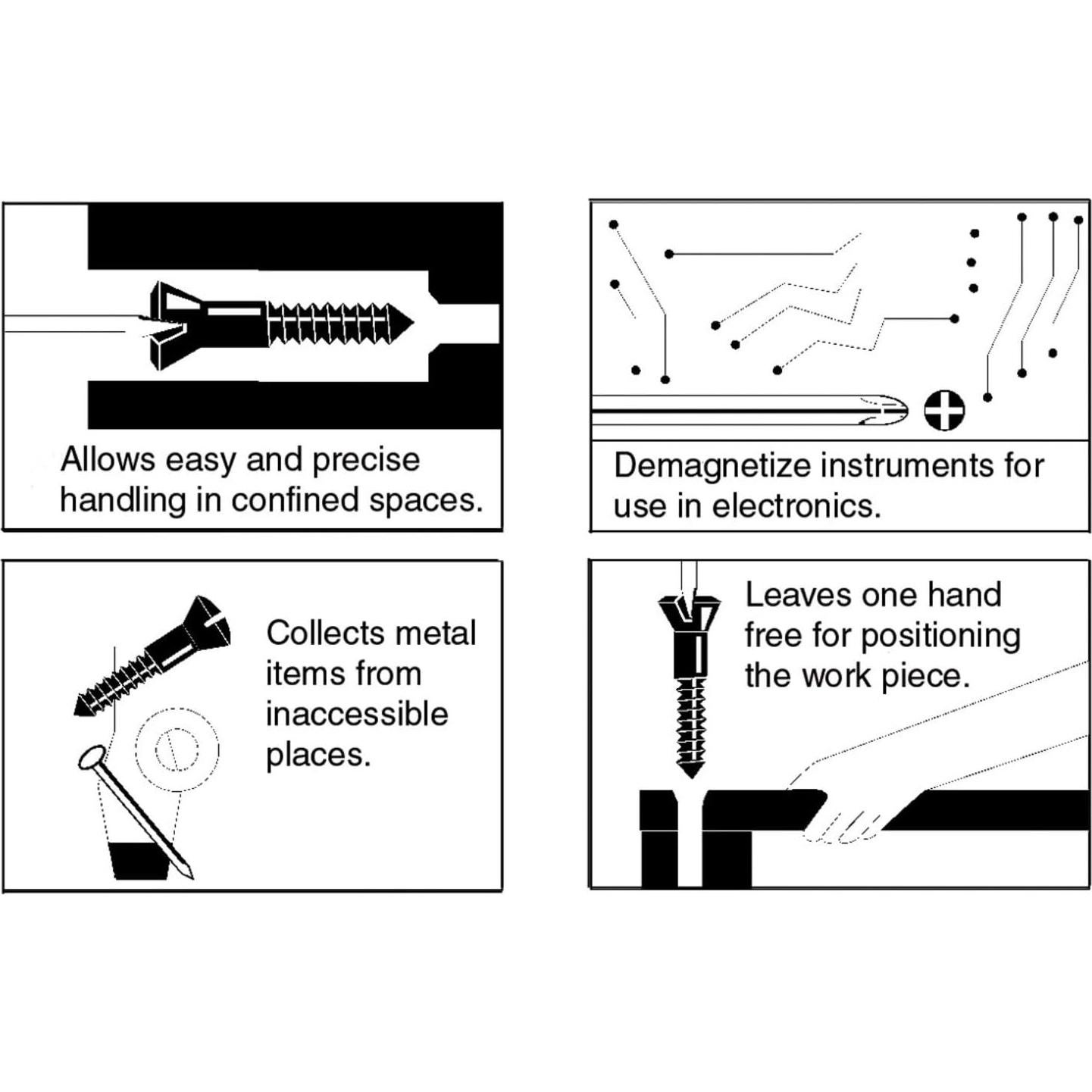 Juego de Destornilladores Aislados Wiha 32092 + Desmagnetizador 40010