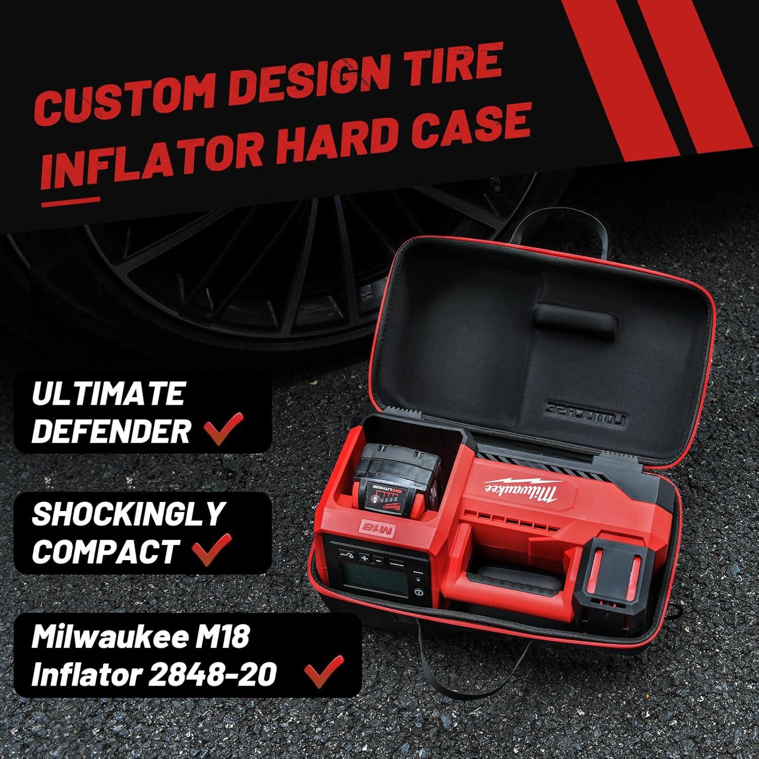 Estuche Duro LOTOCASE para Inflador Milwaukee M18 2848-20