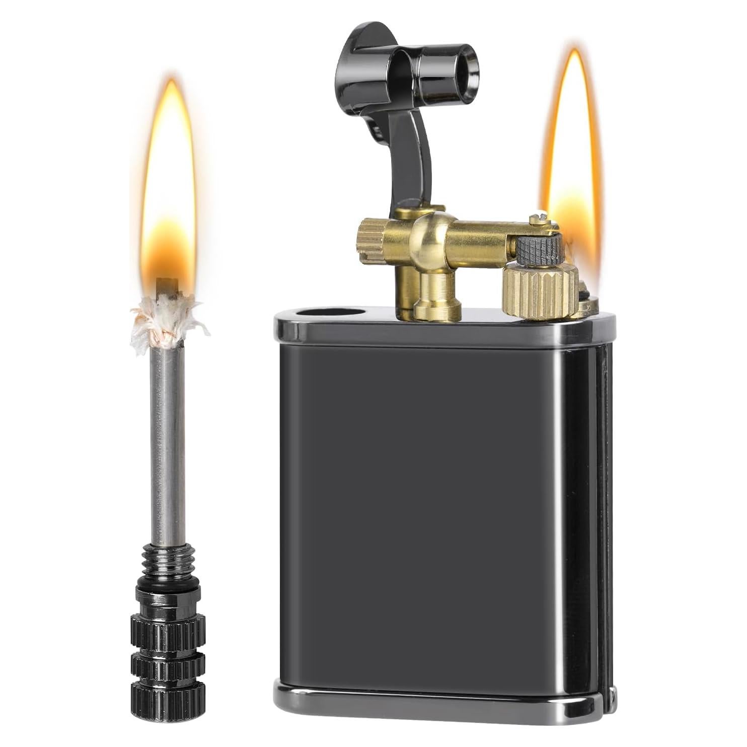 Encendedor Vintage Choicedc de Queroseno Recargable Negro