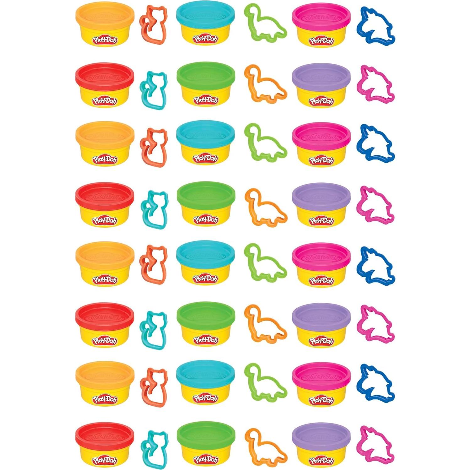 Paquete de Favor de Fiesta Play-Doh 24 Latas 56g con Cortadores
