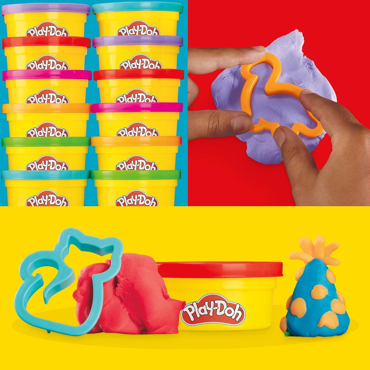 Paquete de Favor de Fiesta Play-Doh 24 Latas 56g con Cortadores