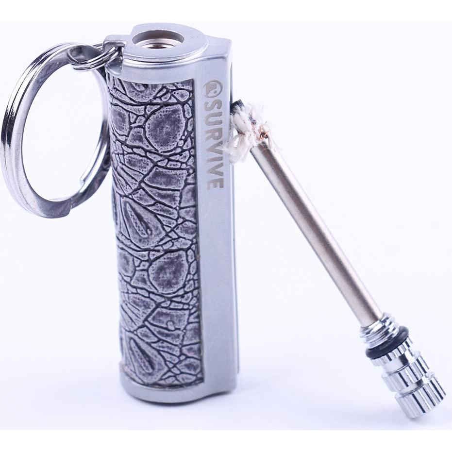 Encendedor Reutilizable SURVIVE de Metal, 2 Piezas