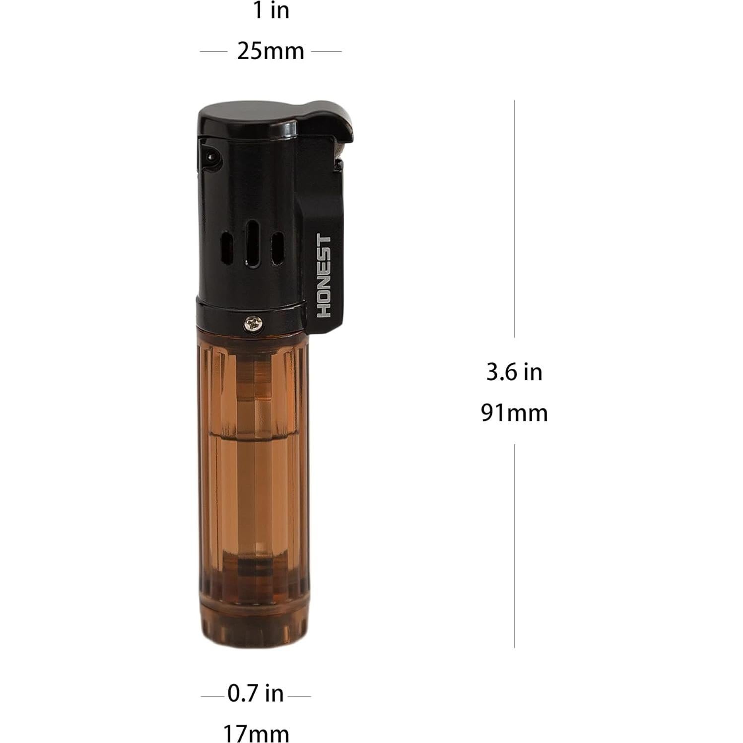 Encendedor Jet STAOSAN Recargable Visible 209g 5 Colores