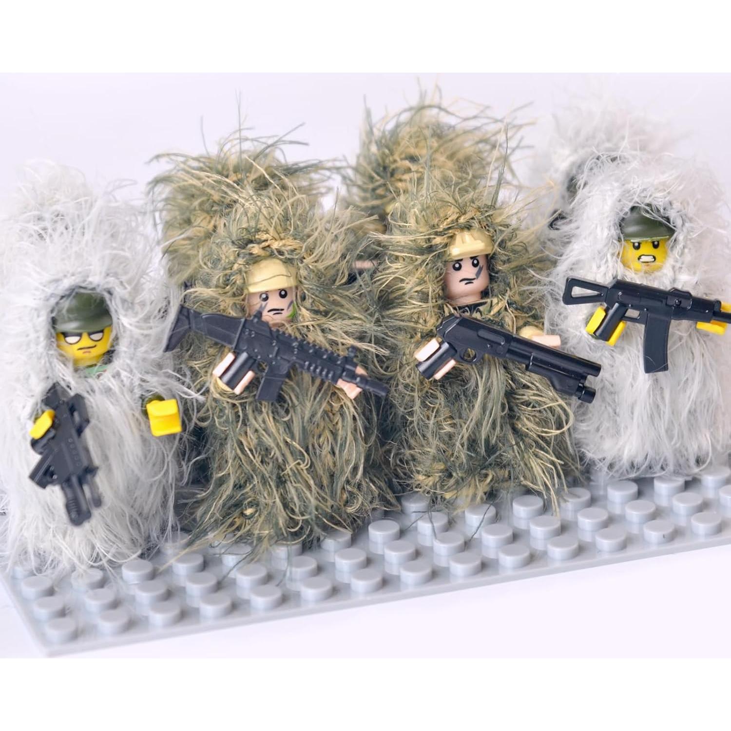 Juego de Soldados de Camuflaje Militar LEARFEI - 8 Figuras