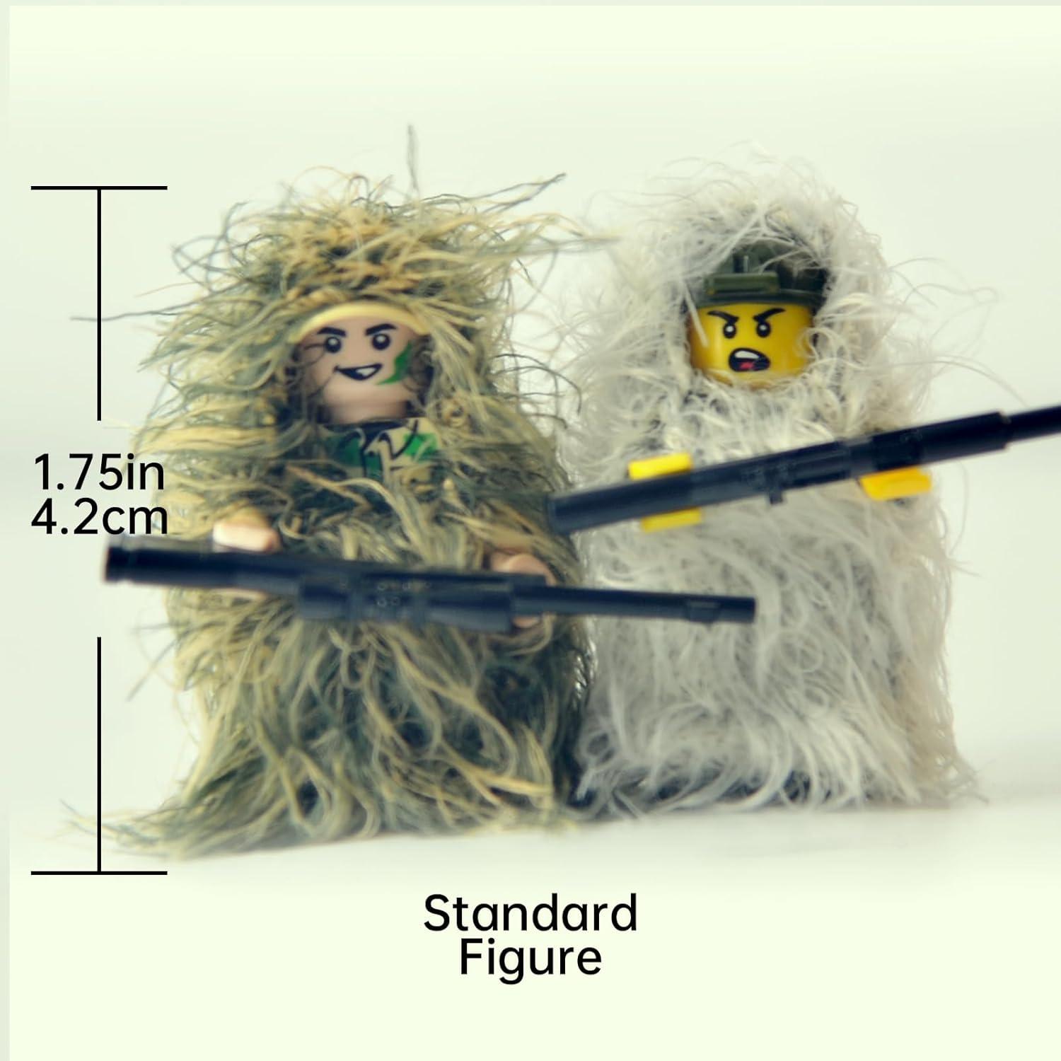 Juego de Soldados de Camuflaje Militar LEARFEI - 8 Figuras