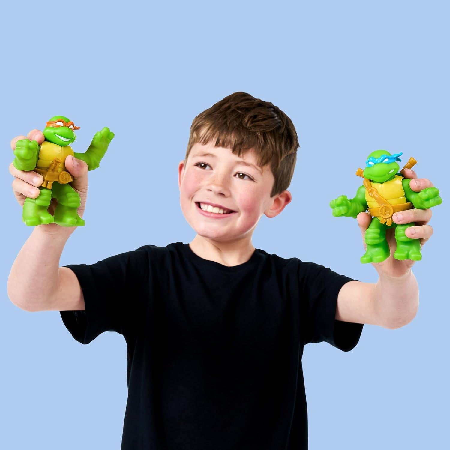 Héroes de Goo Jit Zu Tortugas Ninja Paquete de 4 Figuras