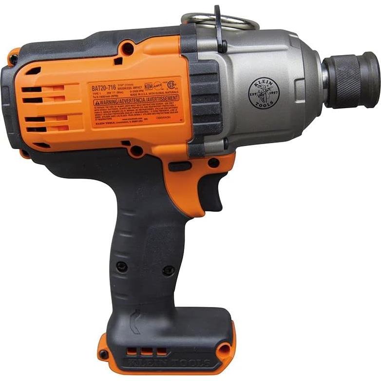 Llave de impacto a batería Klein Tools BAT20-716, 678.9 Nm