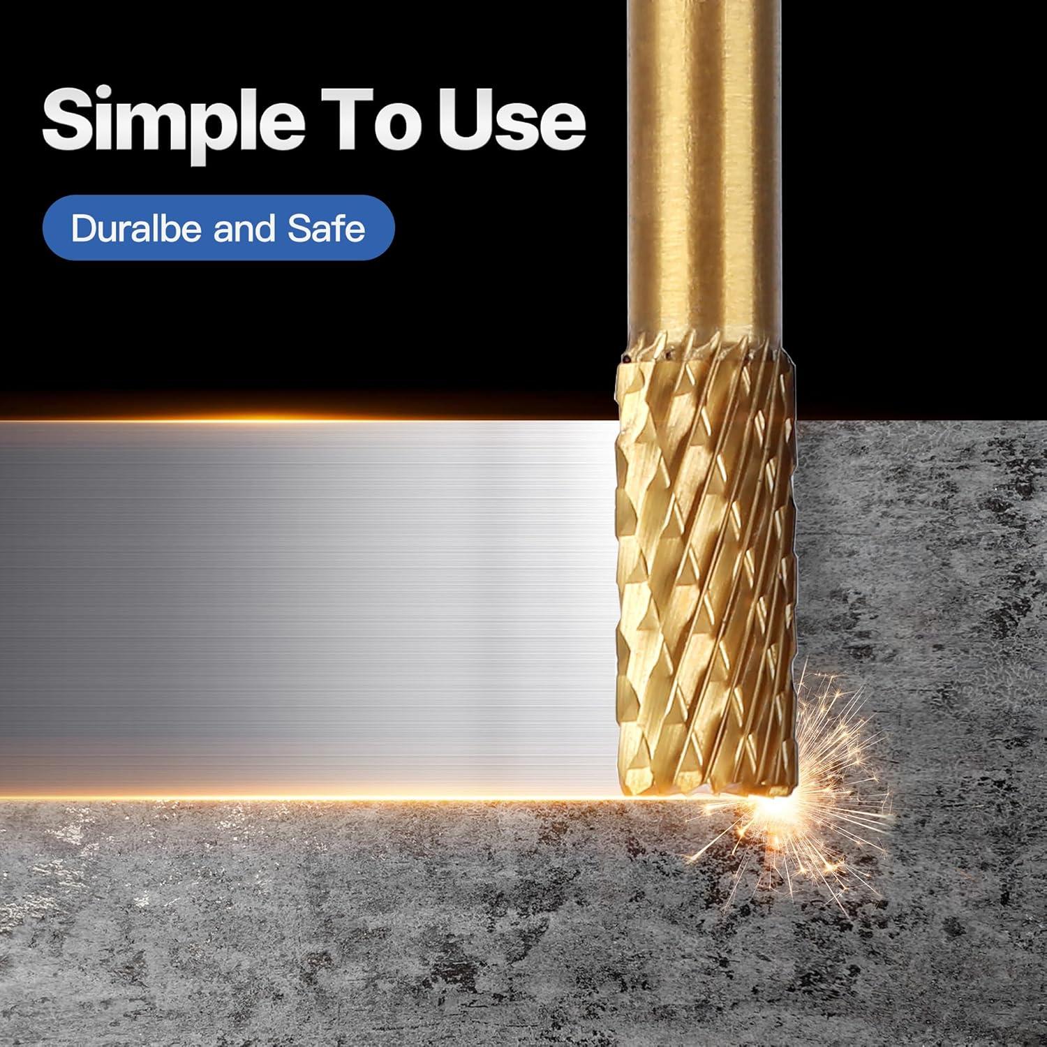 Bits de Carburo 1/4" HUHAO para Dremel - Kit de Pulido 1pc