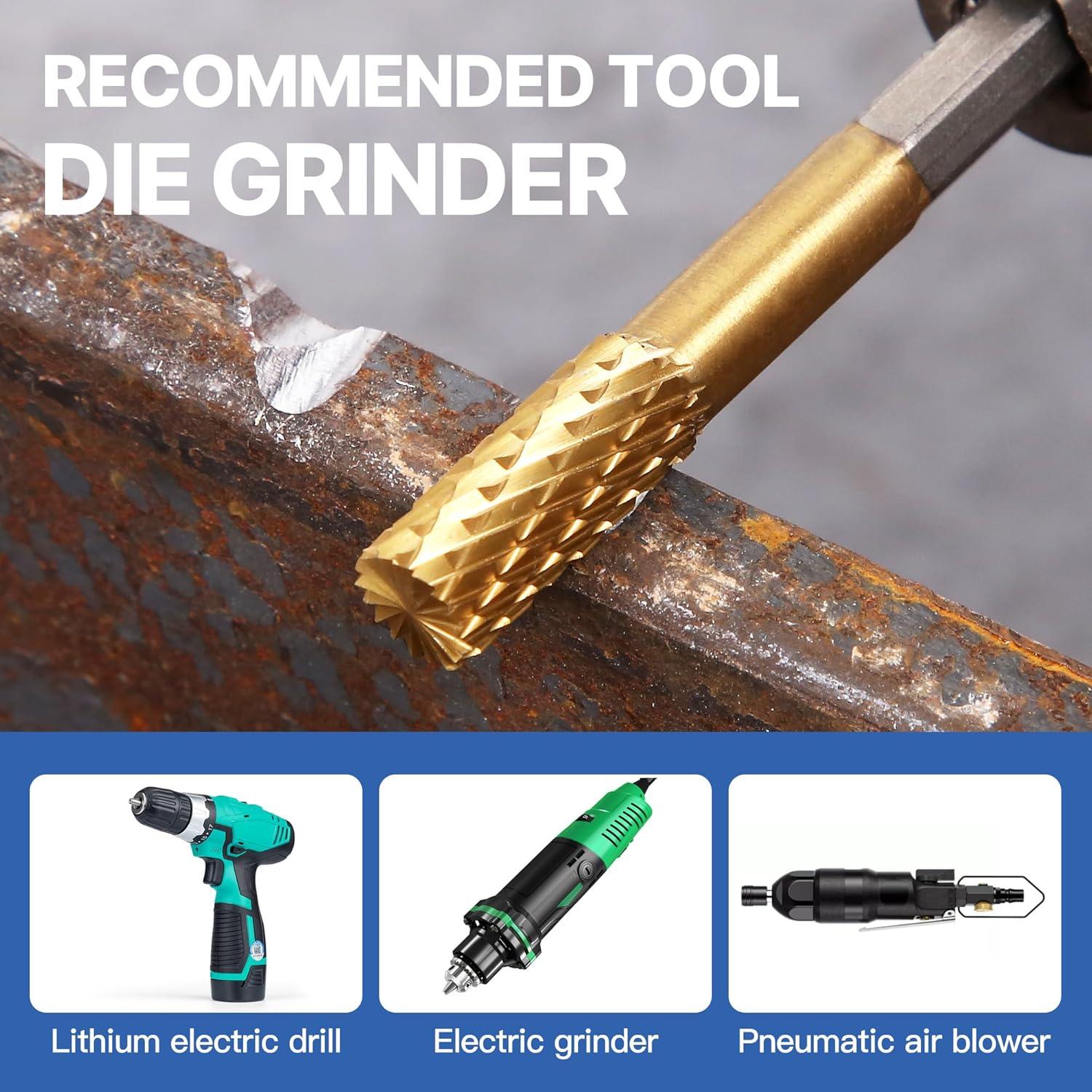 Bits de Carburo 1/4" HUHAO para Dremel - Kit de Pulido 1pc