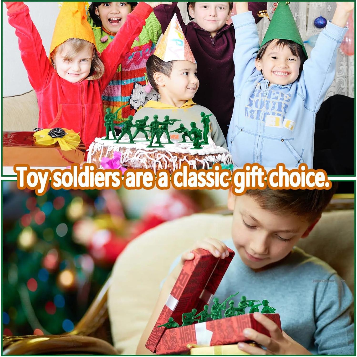 Conjunto de Soldados de Juguete HAPTIME 50 pcs Verde Plástico