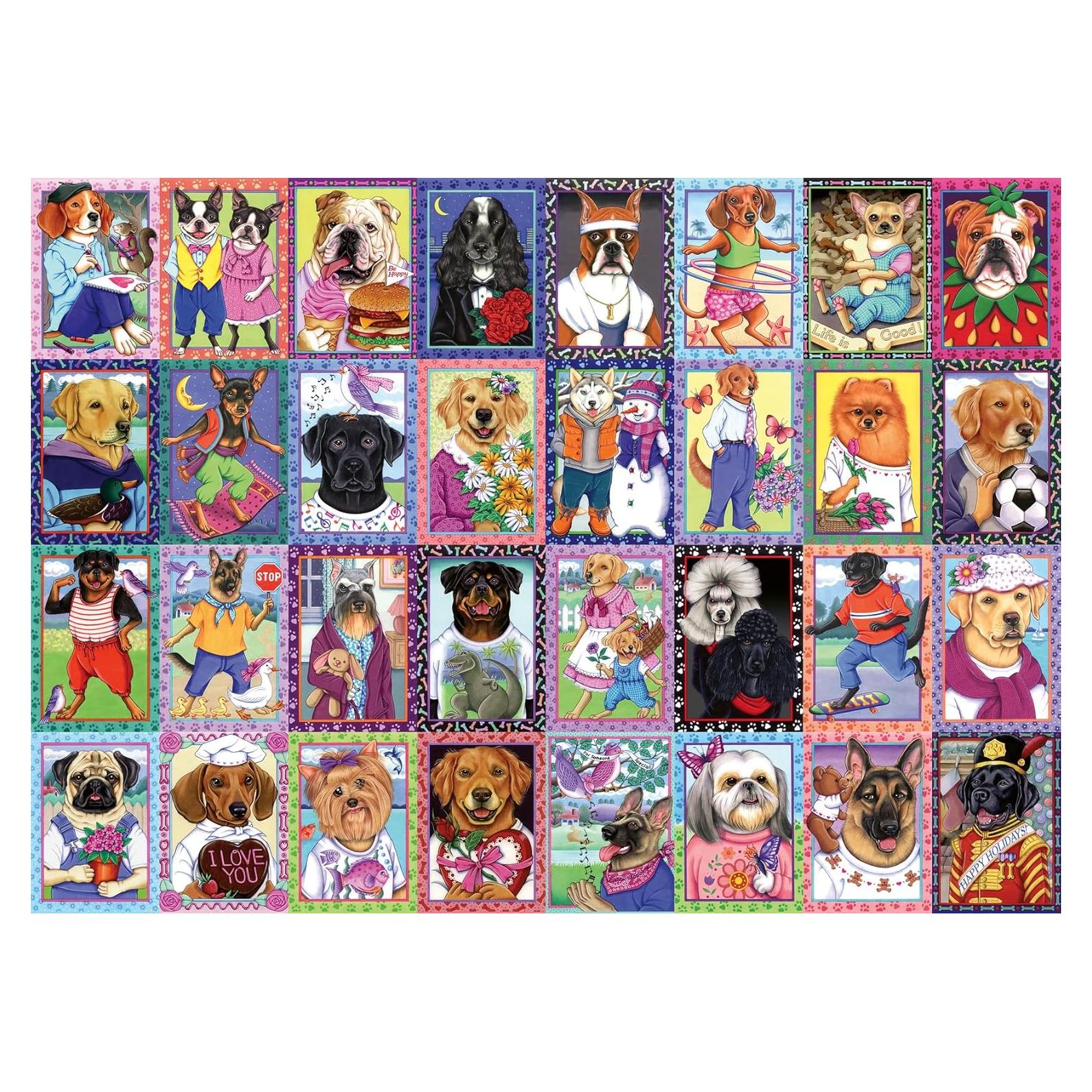 Rompecabezas 1000 Piezas Dandy Dogs Wonder Forge | 70x50 cm