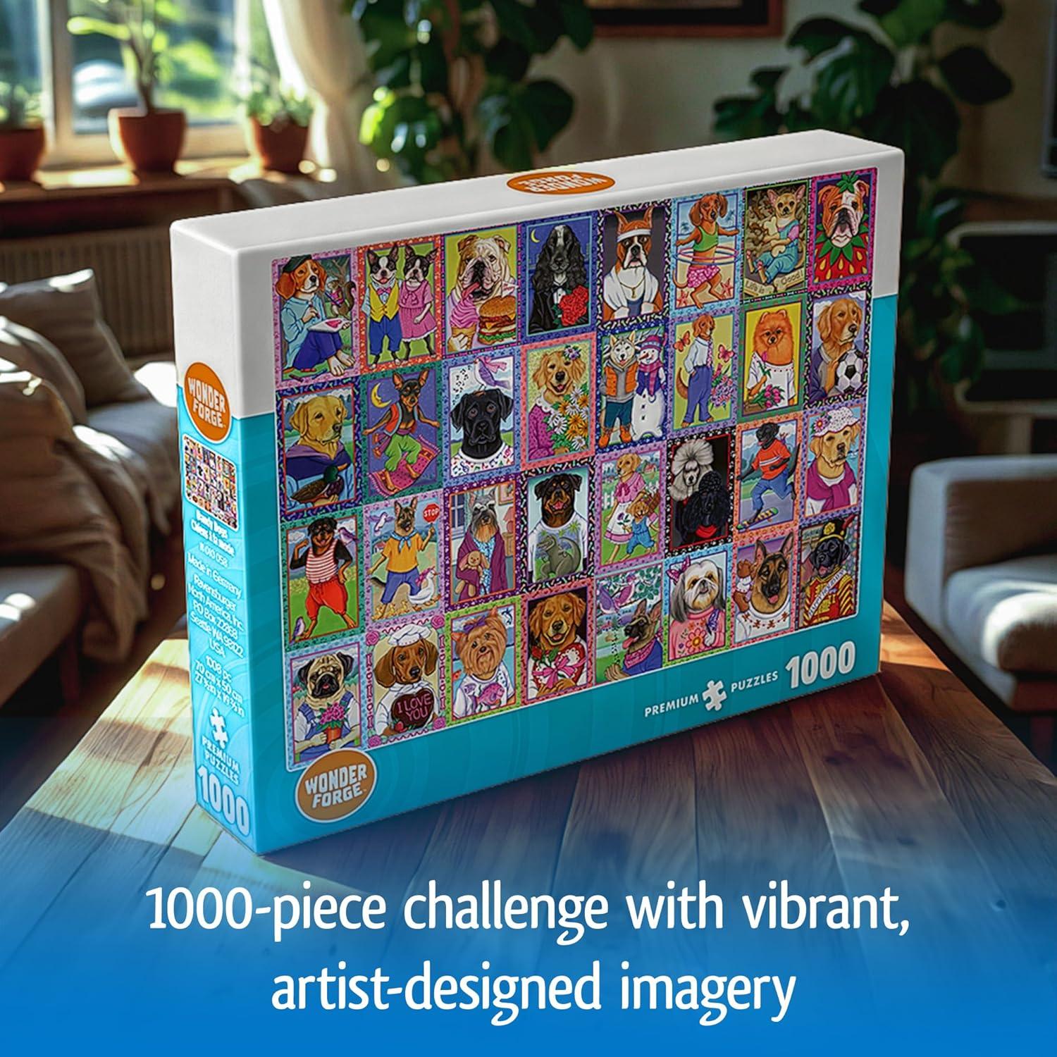 Rompecabezas 1000 Piezas Dandy Dogs Wonder Forge | 70x50 cm