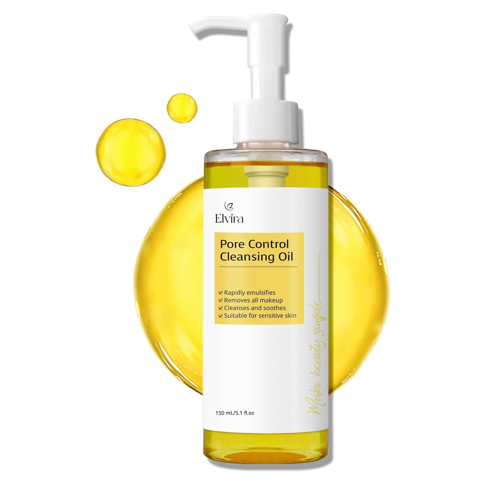 Aceite Limpiador Facial Elvira Pore Control 140g - Piel Sensible