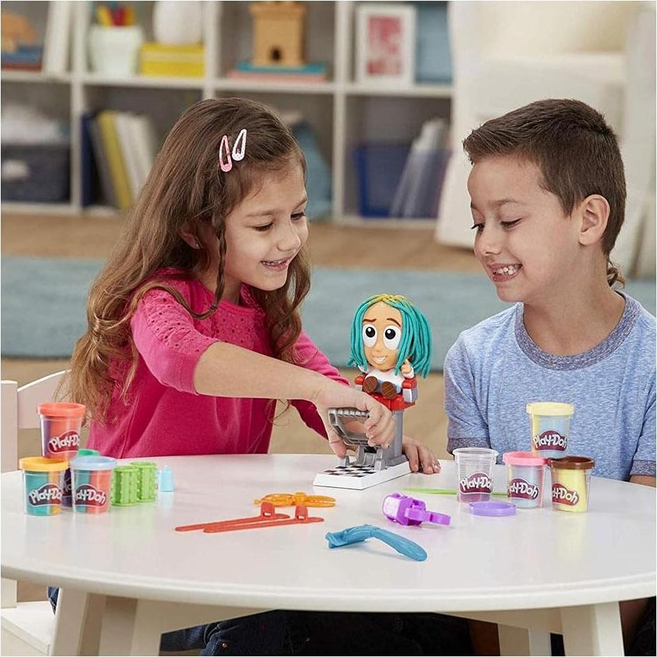 Juego de Estilista Play-Doh F1260 con 8 Latas Tricolores