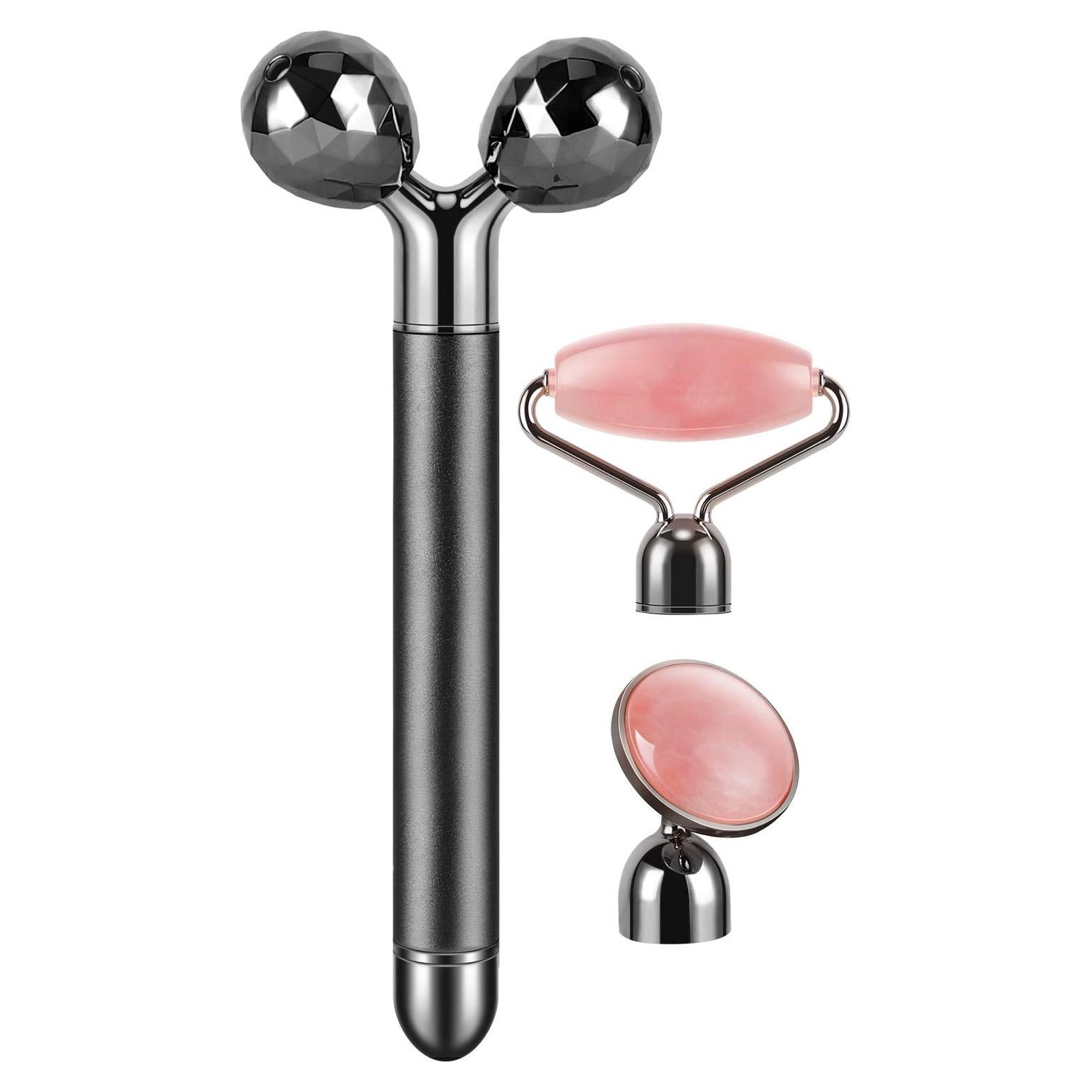 Rodillo Facial Eléctrico 3 en 1 DANGSHAN Negro