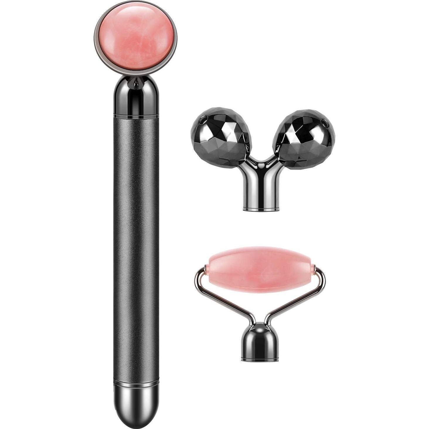 Rodillo Facial Eléctrico 3 en 1 DANGSHAN Negro