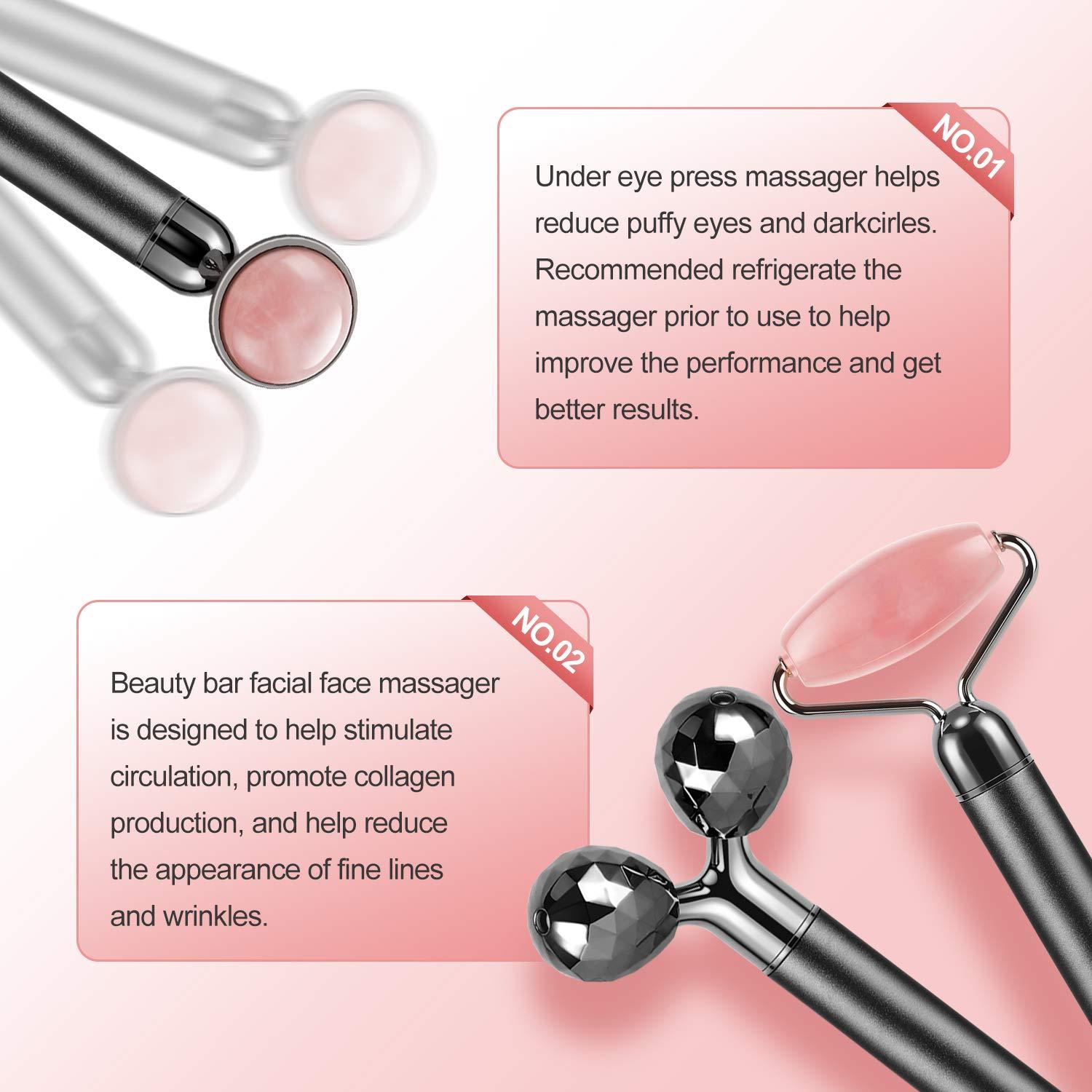 Rodillo Facial Eléctrico 3 en 1 DANGSHAN Negro